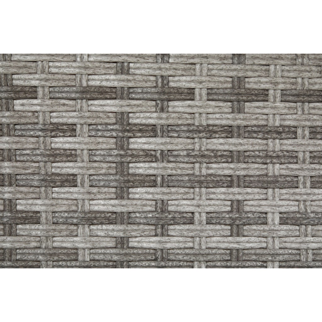 KONIFERA Garten-Essgruppe »Belluno«, (Set, 13 tlg., 6x Sessel, Tisch 150x80x 71,5 cm, Polyrattan, inkl. Auflagen)