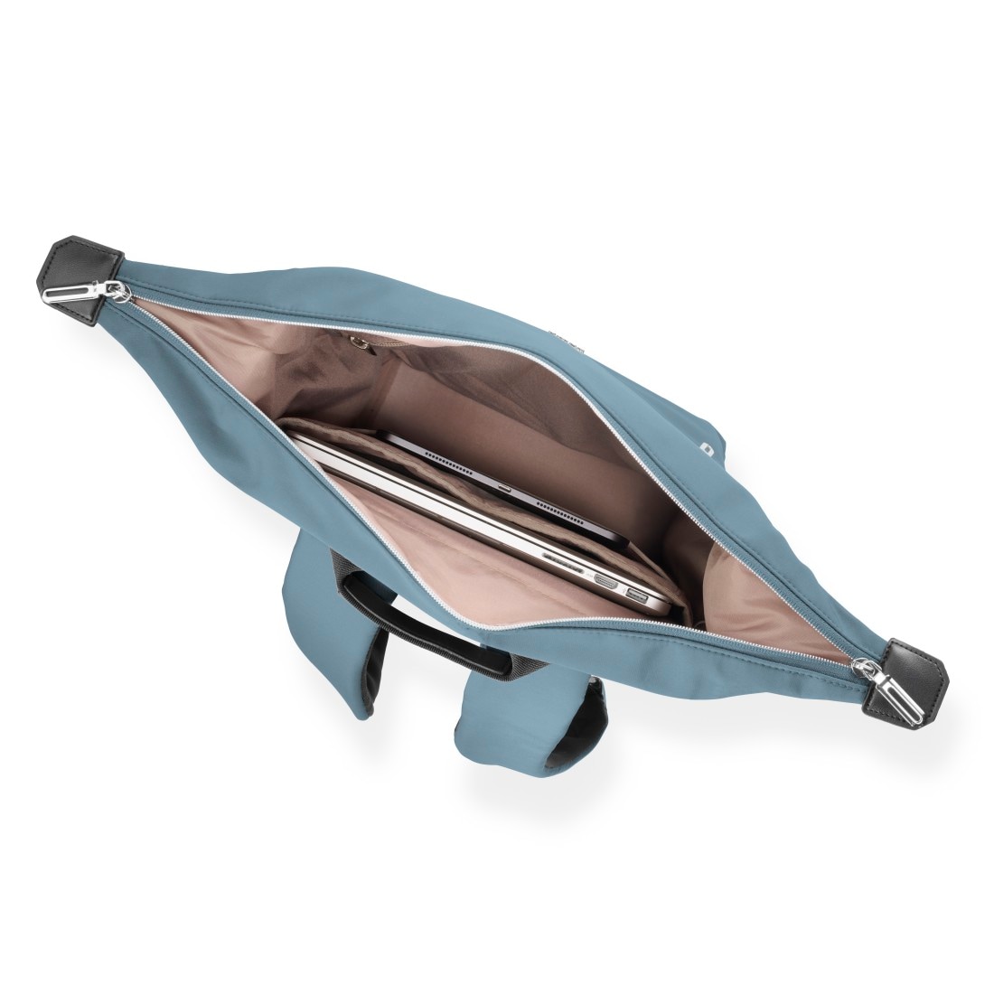 Hama Laptoprucksack »Laptoprucksack (bis 41 cm (16,2“), wasserabweisend, gepolstert, 15 l)« extralanger Reißverschluss, Fach für Wertsachen