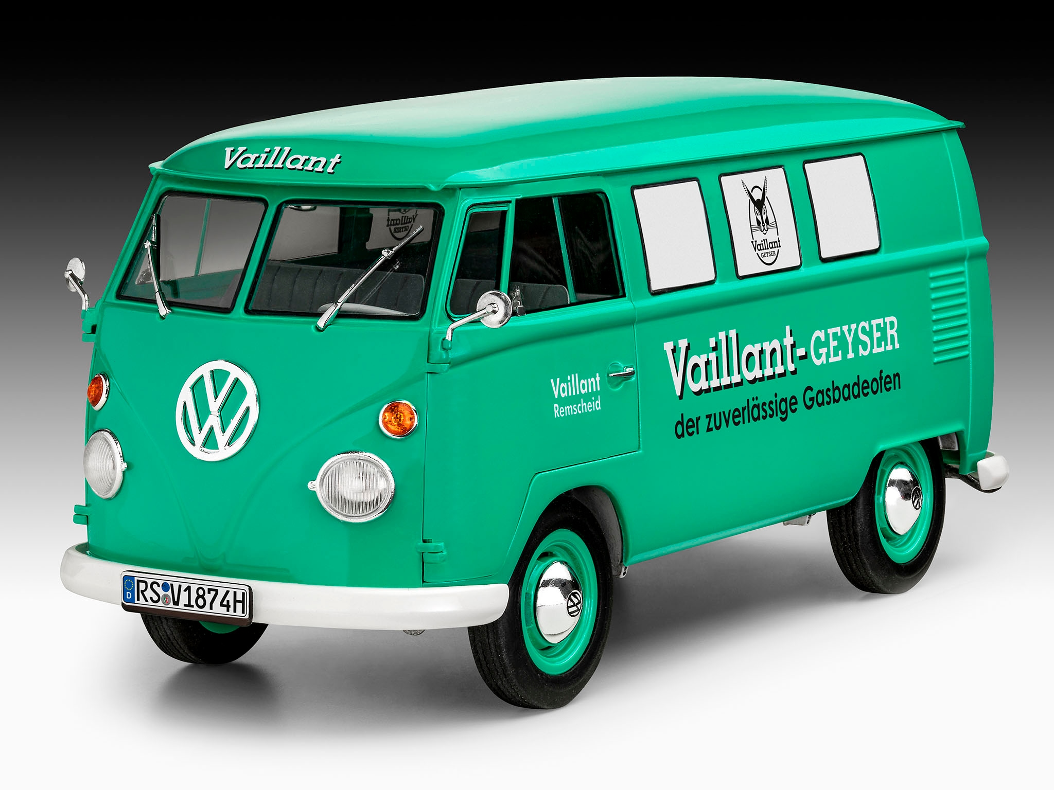 Revell® Modellbausatz »Geschenkset VW T1 Bus 150 Jahre Vaillant« Made in Europe