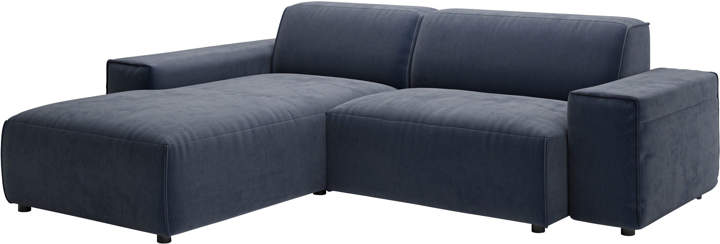 andas Ecksofa »Glimminge L-Form auch in Breitcord, Feincord + Easy care-Bezug,«, Breite 234, Zierkissen