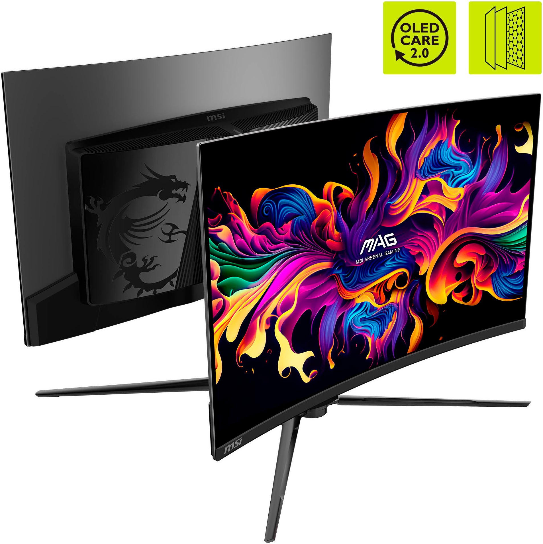 MSI Gaming-Monitor »MAG 321CUP QD-OLED«, 80 cm/32 Zoll, 3840 x 2160 px, 4K Ultra HD, 0,03 ms Reaktionszeit, 165 Hz