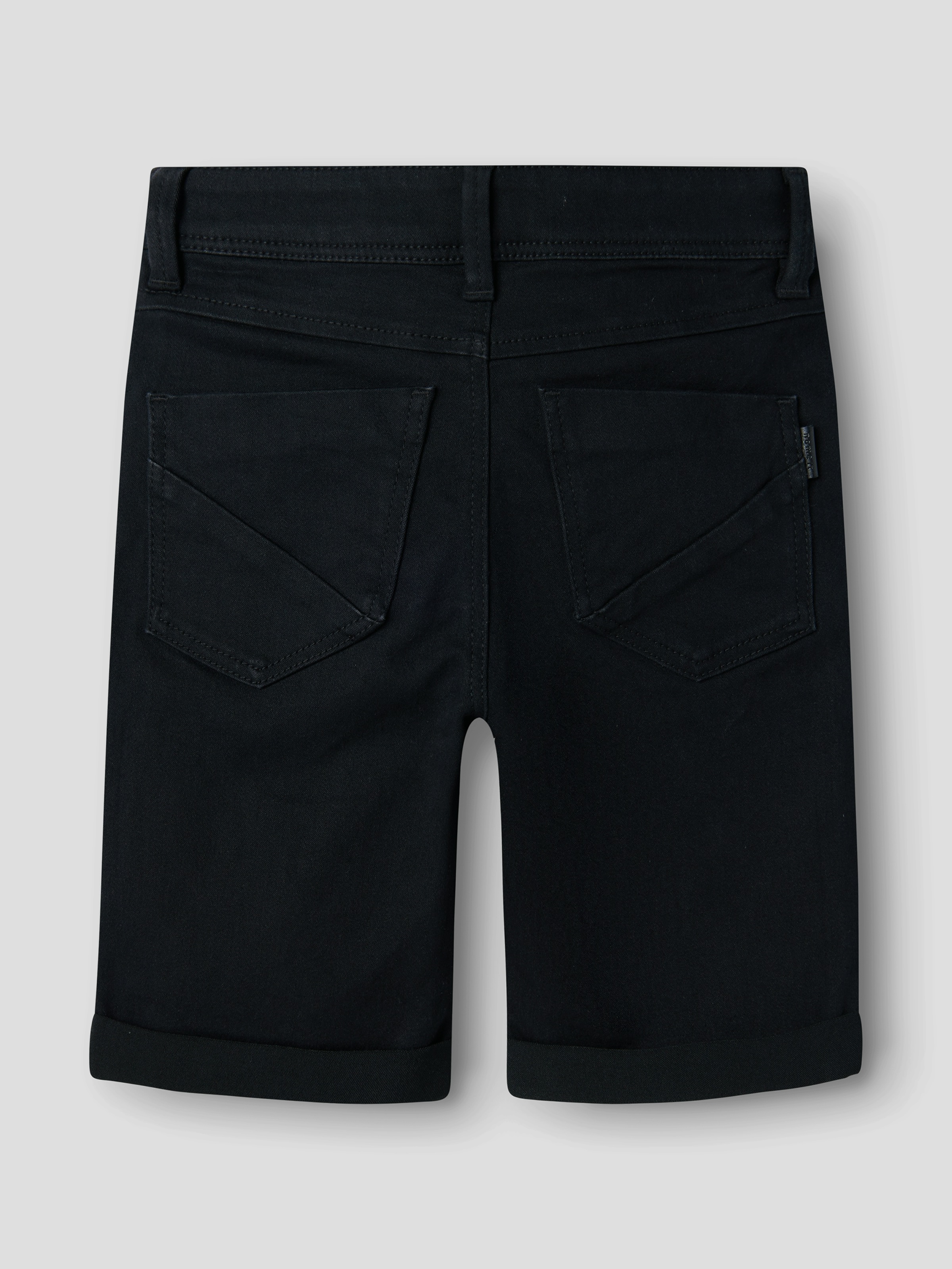 Name It Jeansshorts »NKMSILAS SLIM DNM L SHORT« Baumwollmischung, Stretch, Umschlagsaum