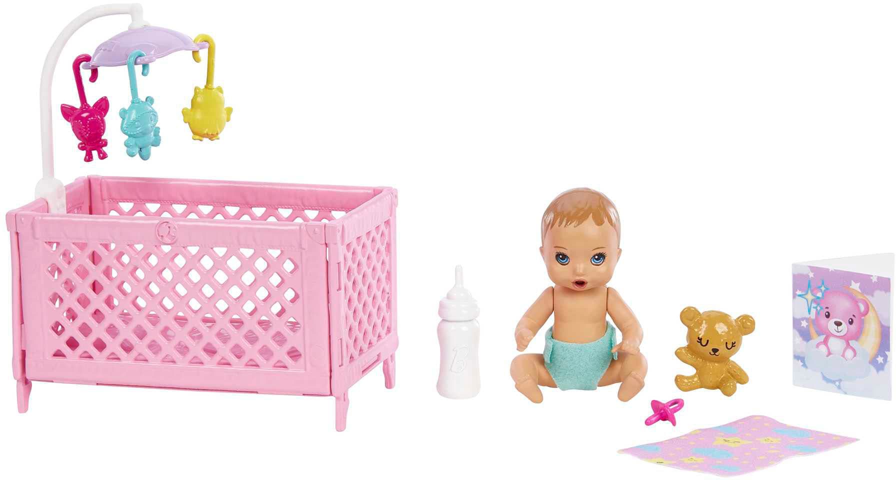 Barbie Anziehpuppe »Skipper Babysitters Inc., Sleepy Baby Skipper«