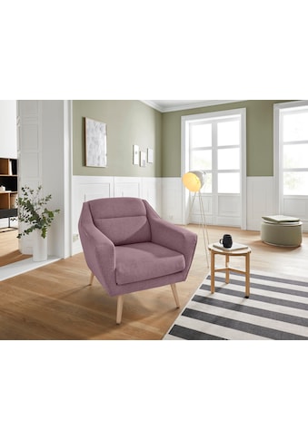 andas Sessel »Bille«, mit Naht im Rückenkissen und Eiche-Beinen, Design by Morten... kaufen