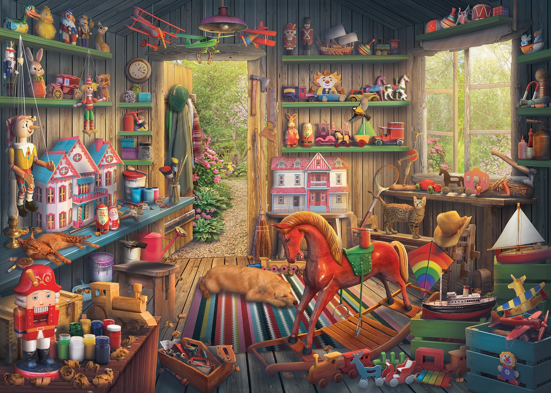 Ravensburger Puzzle »Spielzeug von damals«, Made in Germany
