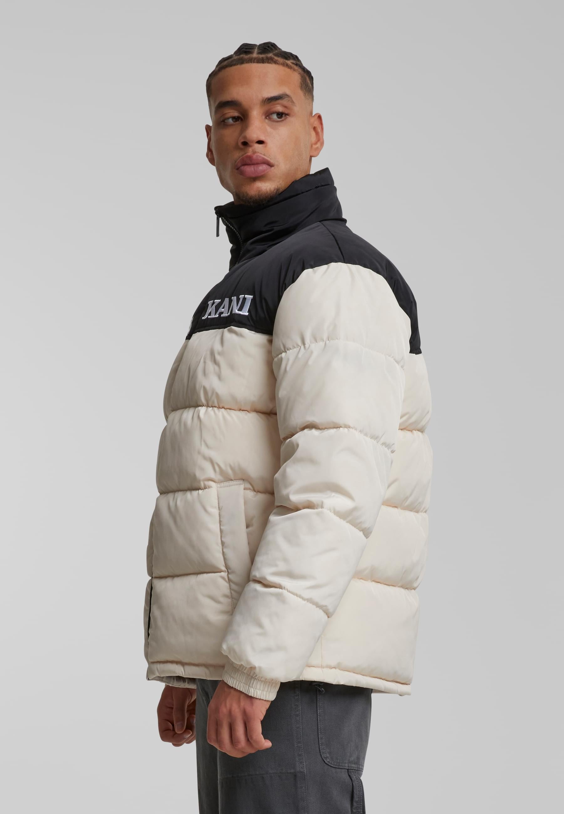 Karl Kani Winterjacke »Karl Kani Karl Kani Retro Essential Puffer Jacket« 1 Stk. tlg. ohne Kapuze