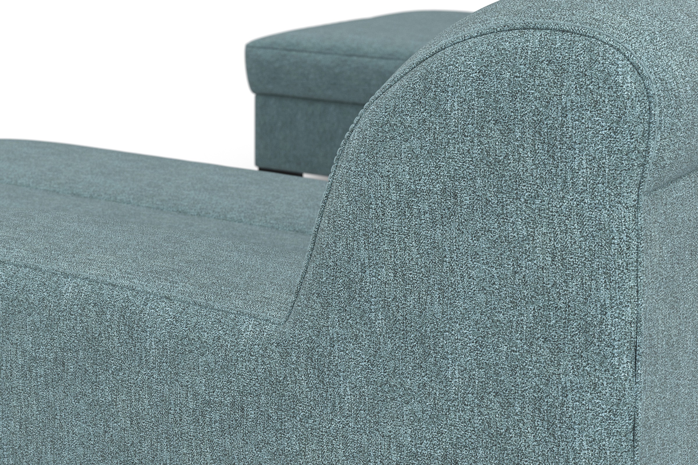 INOSIGN Wohnlandschaft »Balme, moderne Formensprache, zeitloses Design, U-Form«, Inkl. Zierkissen, wahlweise mit Bettfunktion