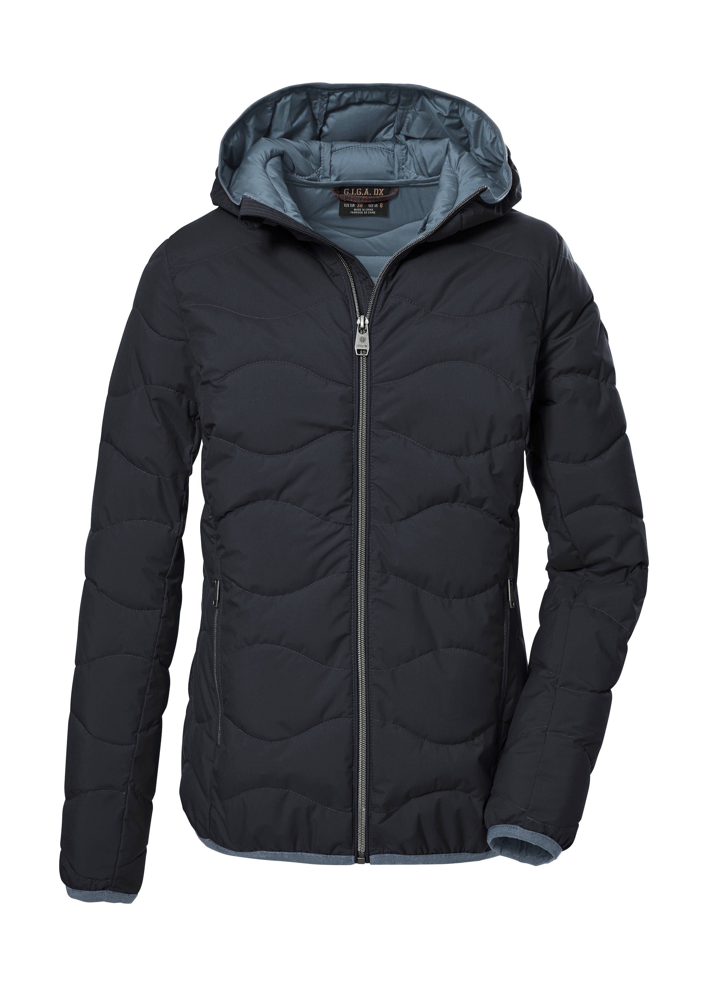 G.I.G.A. DX by killtec Steppjacke »GW 21 WMN QLTD JCKT«, Elegante, wasserabweisende Damenjacke aus recycelten Materialien