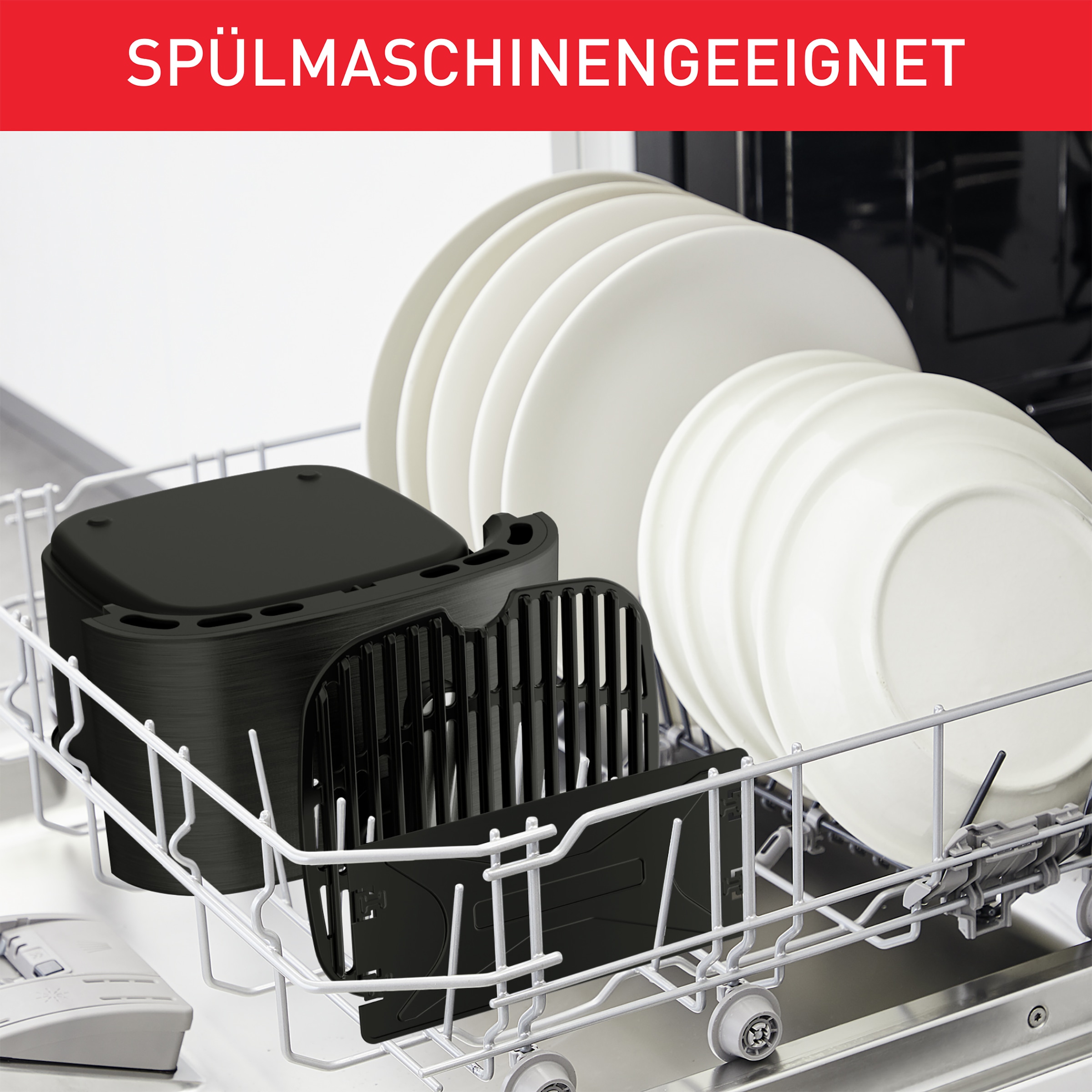 Tefal Heißluftfritteuse »Easy Fry & Grill XXL, 2-in-1«, 1830 W, 2 separate Zonen, 6,5 L XXL-Fassungsvermögen, EY8018
