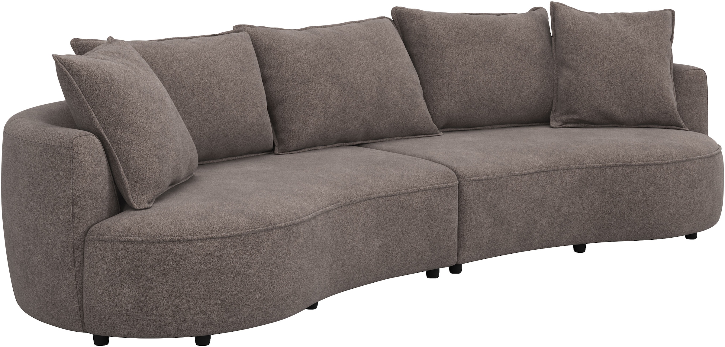 COTTA Loungesofa »Sana, Breite 296 cm« Loungesofa mit Wellenunterfederung