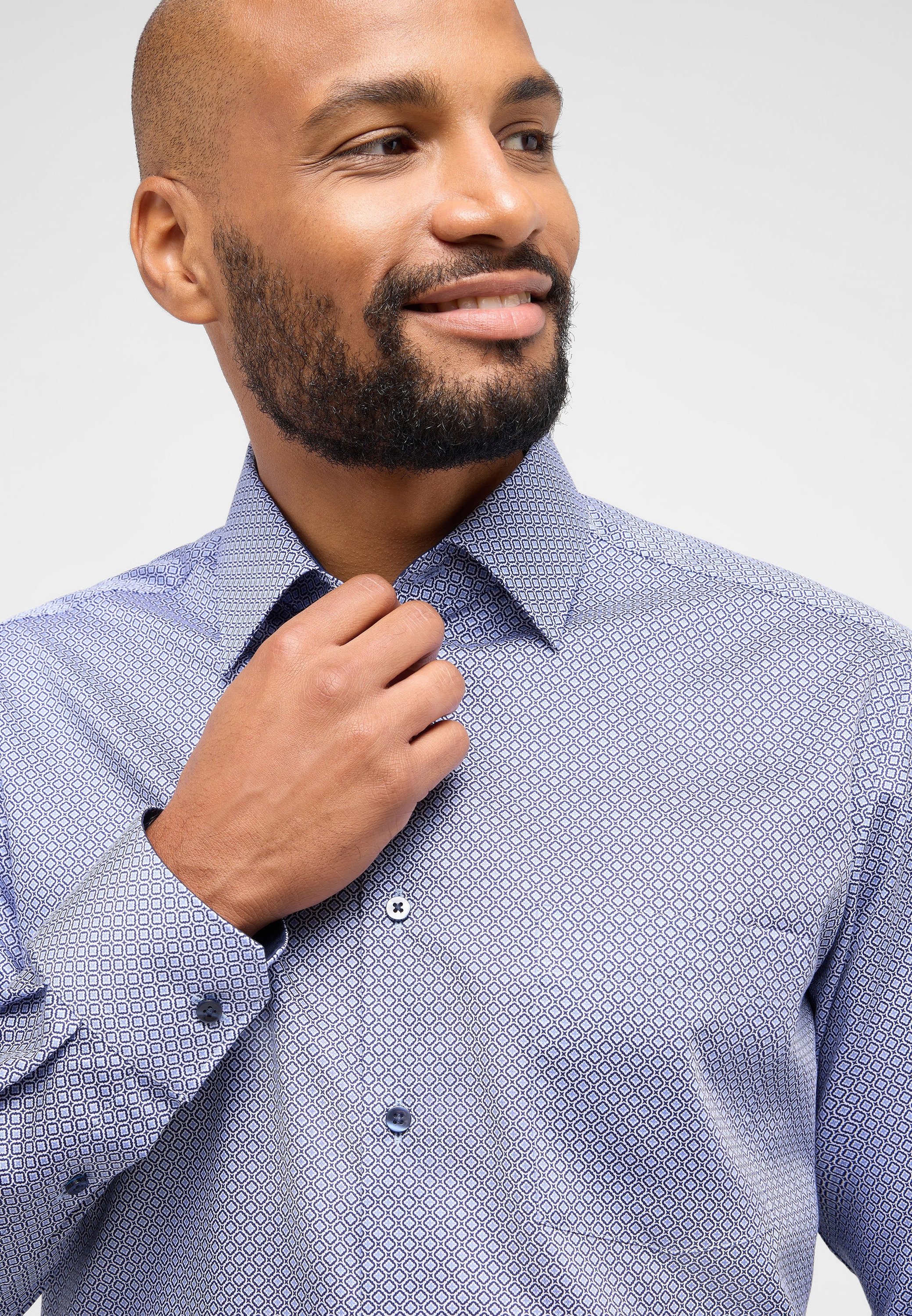 Eterna Langarmhemd »MODERN FIT« NON IRON (bügelfrei)