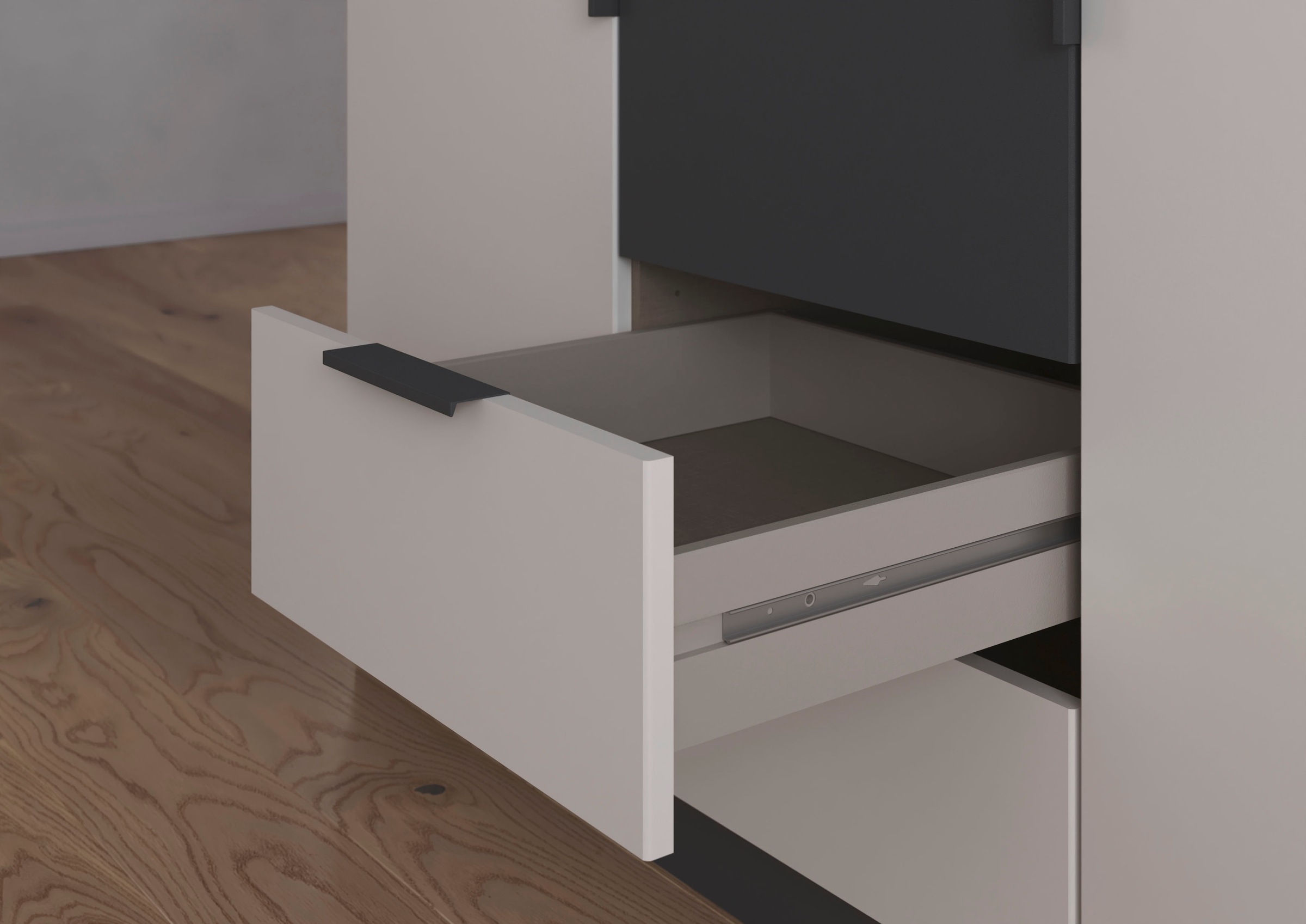 rauch Drehtürenschrank »Kleiderschrank Schrank Garderobe KREFELD optional mit Spiegel«, mit 3 Griff-Varianten, inkl. praktischen Schubladen MADE IN GERMANY