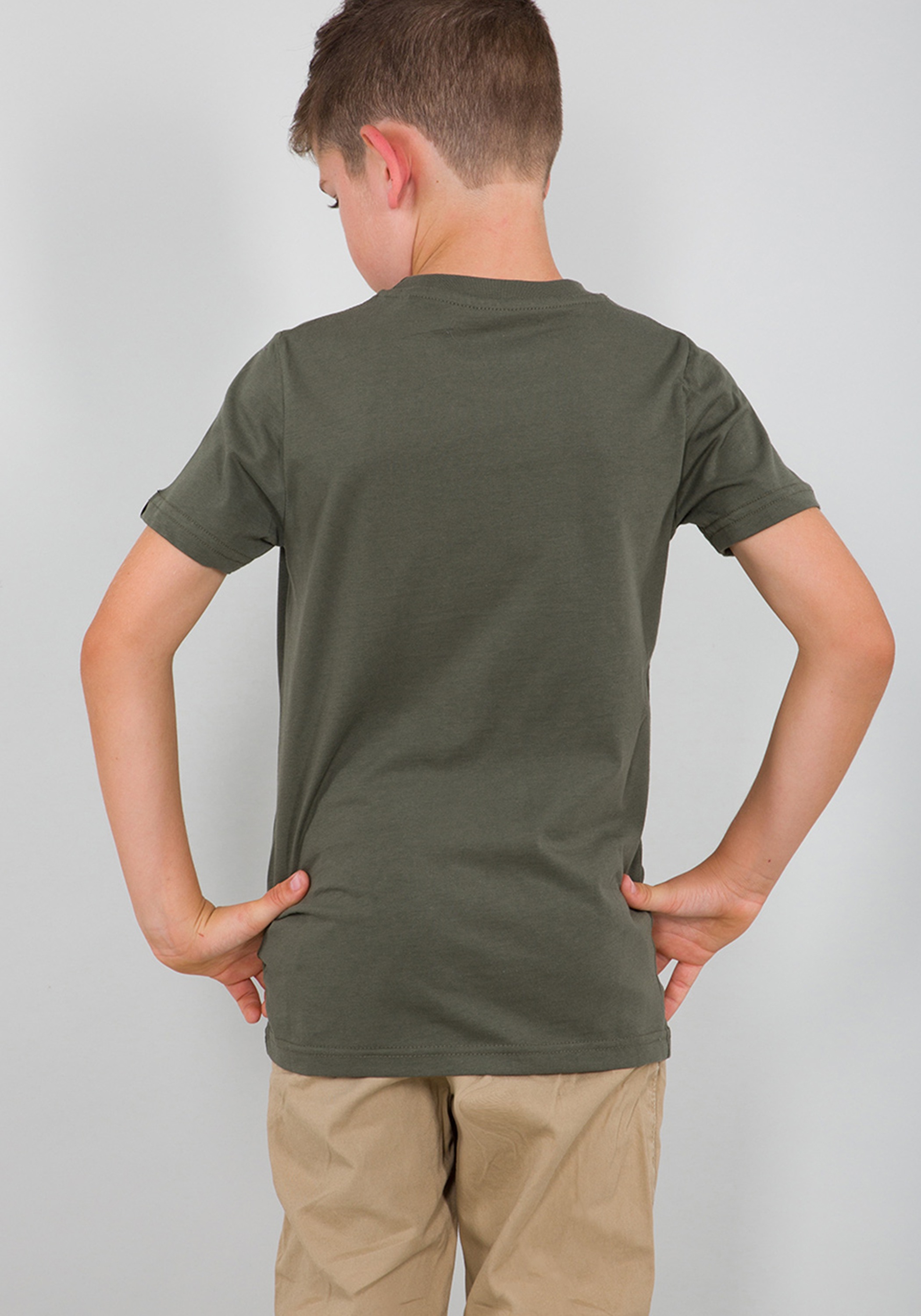Alpha Industries T-Shirt »Alpha Industries Kids - T-Shirts Basic T-Shirt BL K«