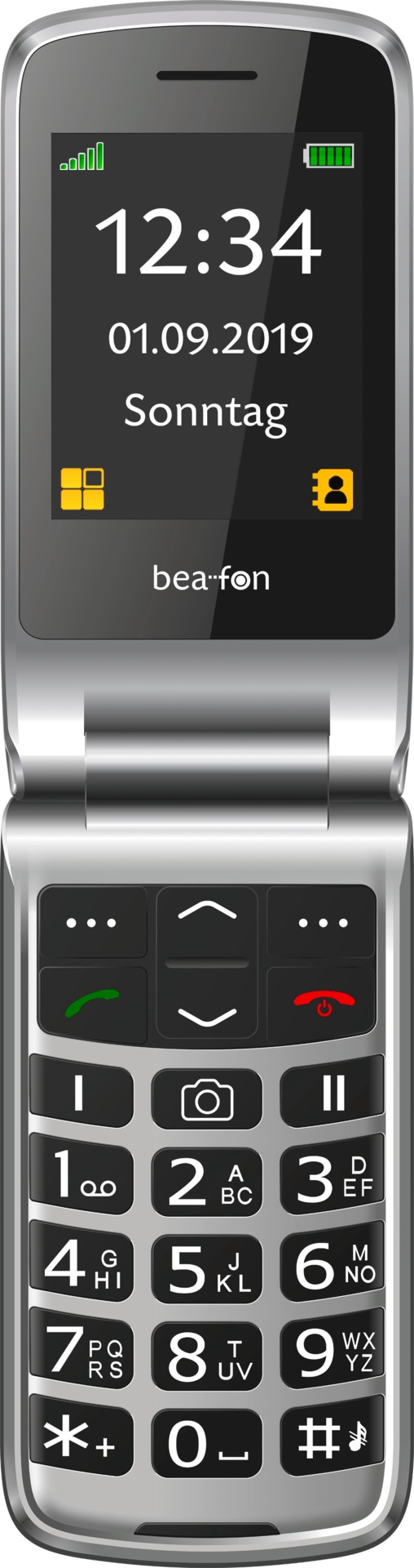 AGM by Beafon Klapphandy »SL495 LTE«, Schwarz