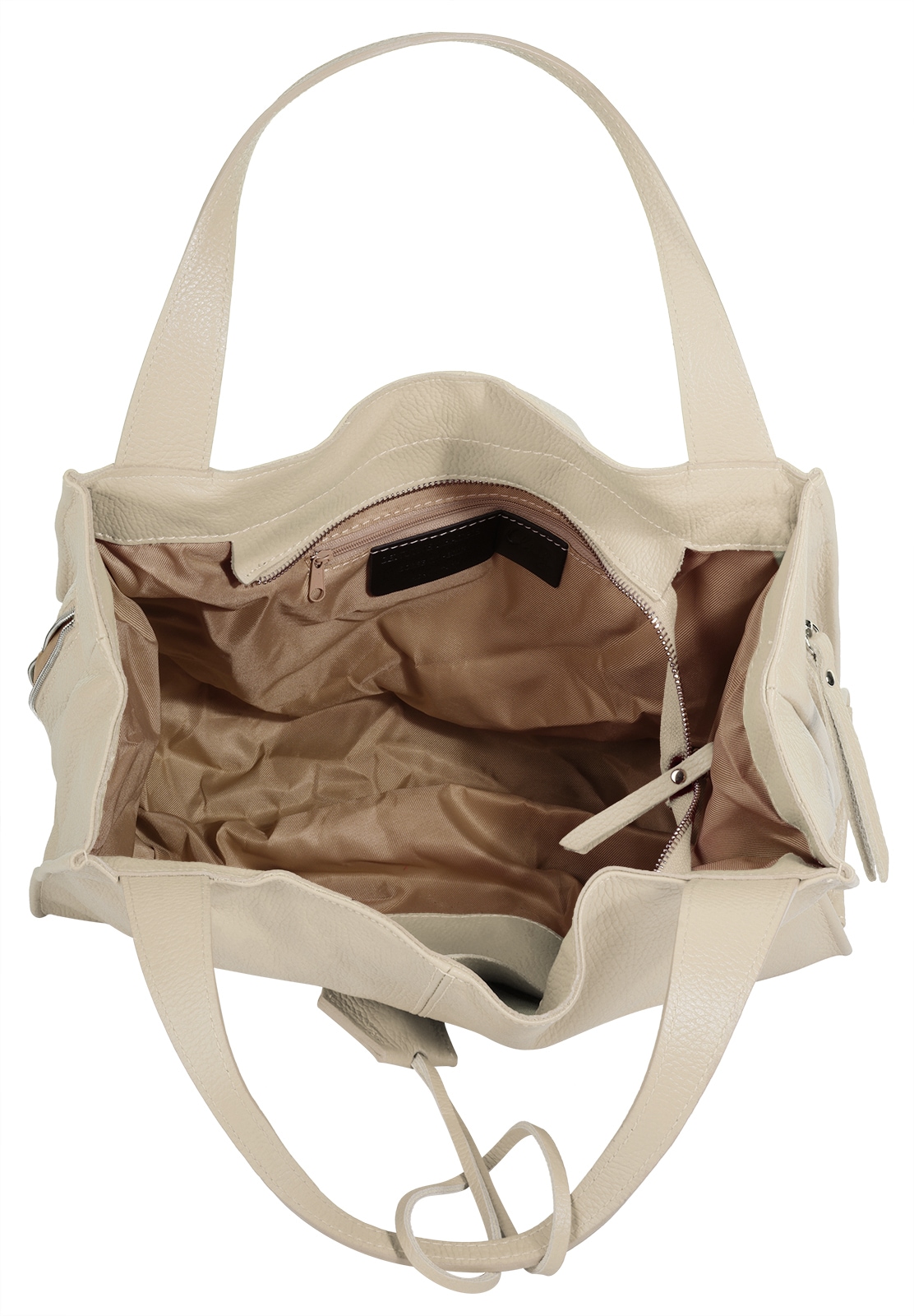 Cluty Shopper, echt Leder, Made in Italy