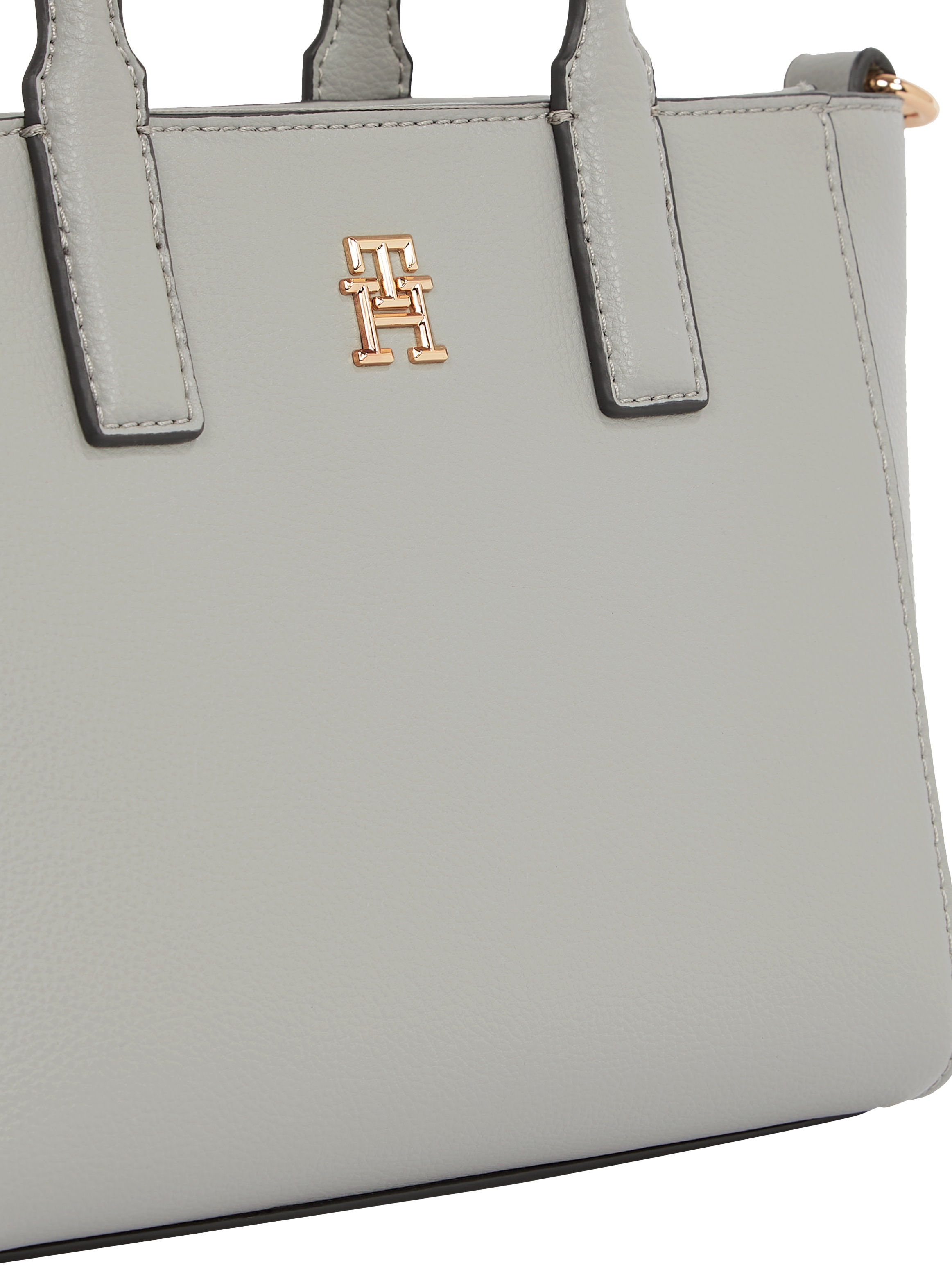 Tommy Hilfiger Shopper »TH SOFT LOGO MINI TOTE«, Damen Beuteltasche, Henkeltasche, Schultertasche mit TH-Logo