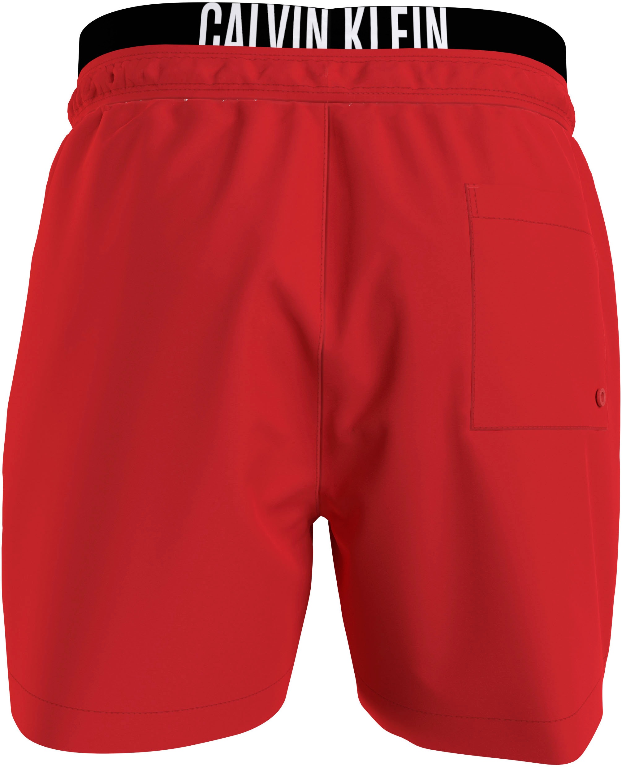 5. Bild von Calvin Klein Swimwear Badeshorts »MEDIUM DOUBLE WB«, mit doppeltem Bund