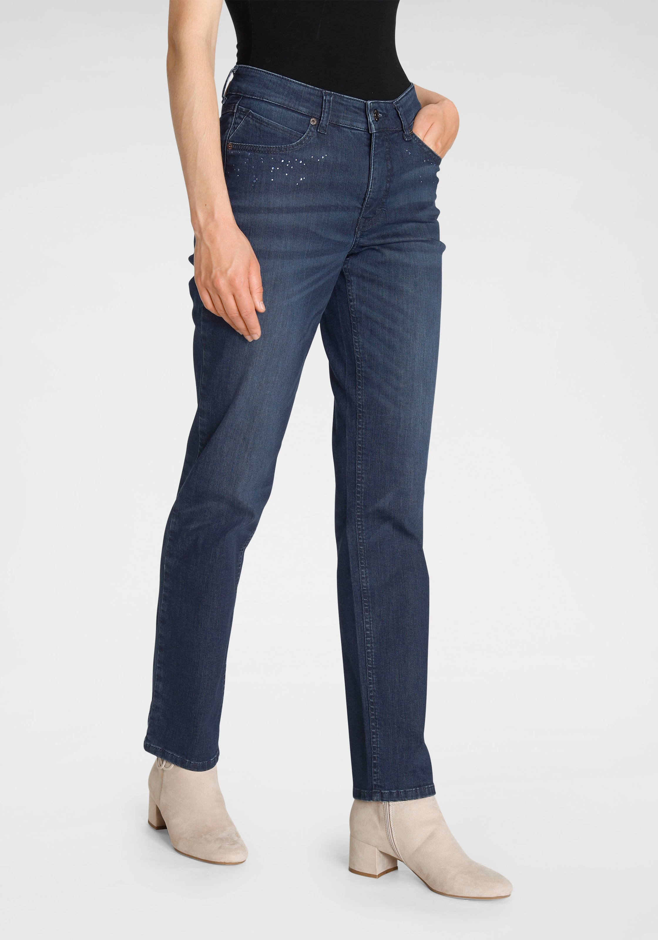 MAC Stretch-Jeans »Melanie«, Gerade geschnitten kaufen