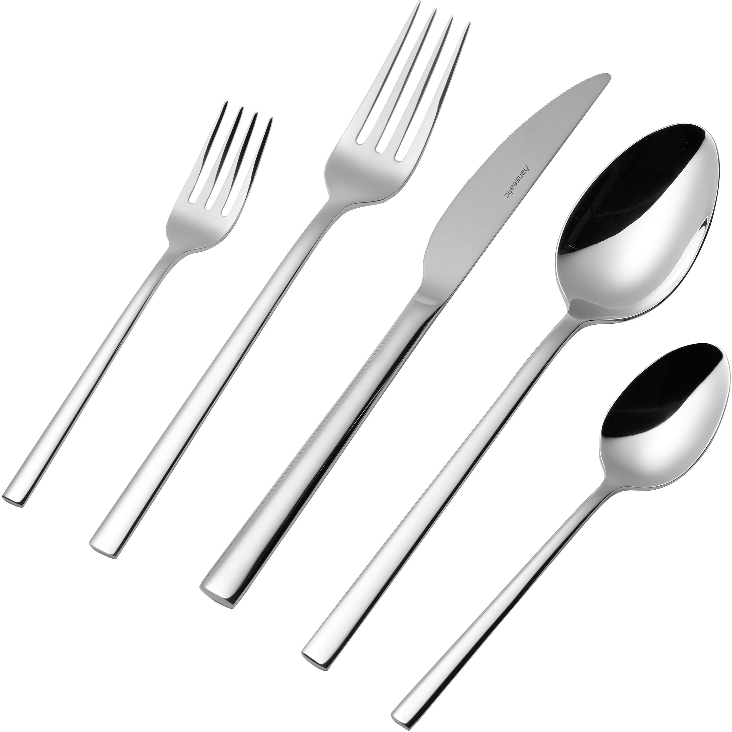 Hanseatic Besteck-Set »SMART, glänzend«, (Set, 30 tlg.), leichtes und minimalistisches Design