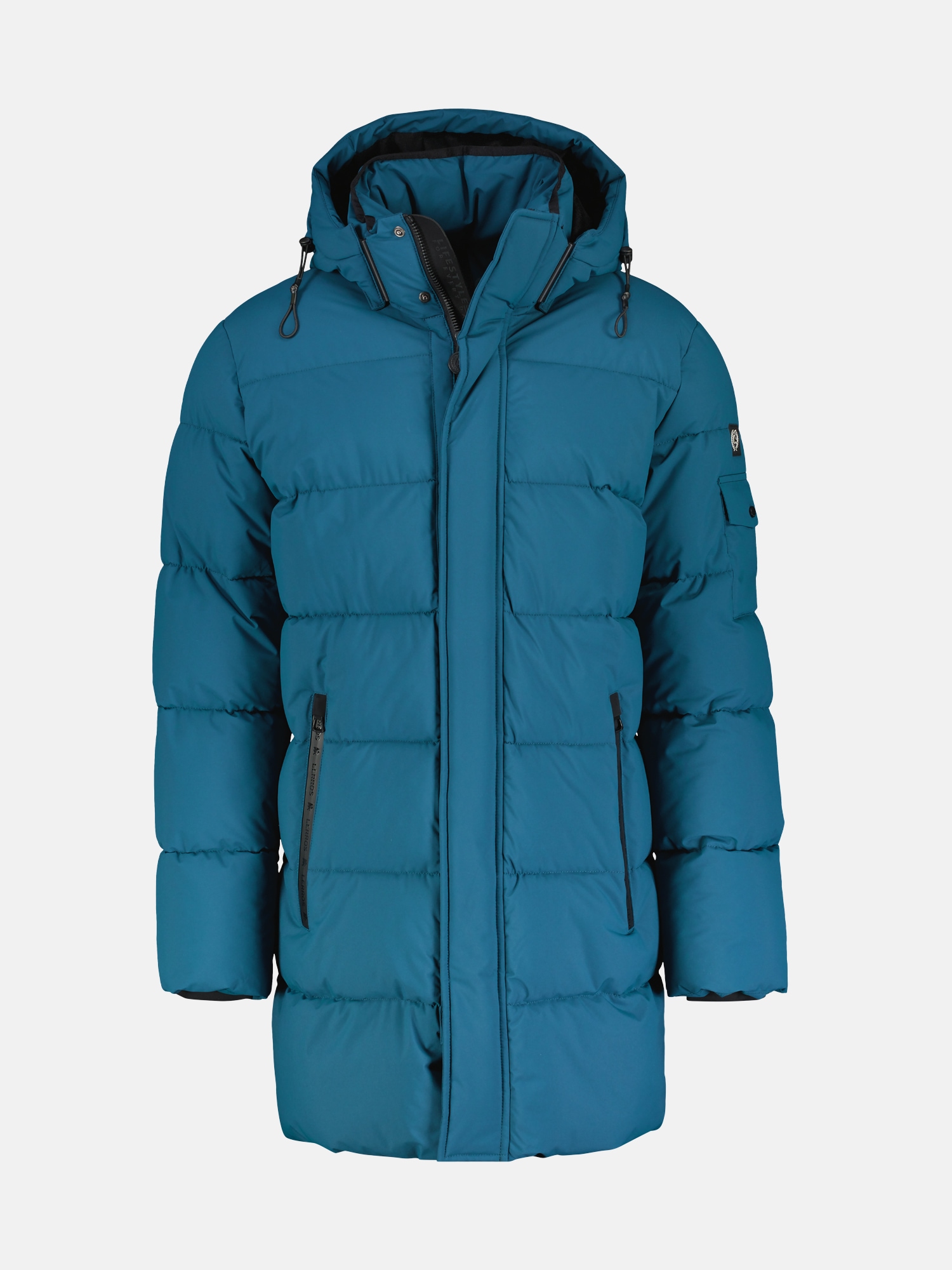 LERROS Steppjacke »LERROS Warm gefütterte Steppjacke mit abnehmbarer Kapuze«, mit Kapuze, Wasser- und windabweisend, atmungsaktiv