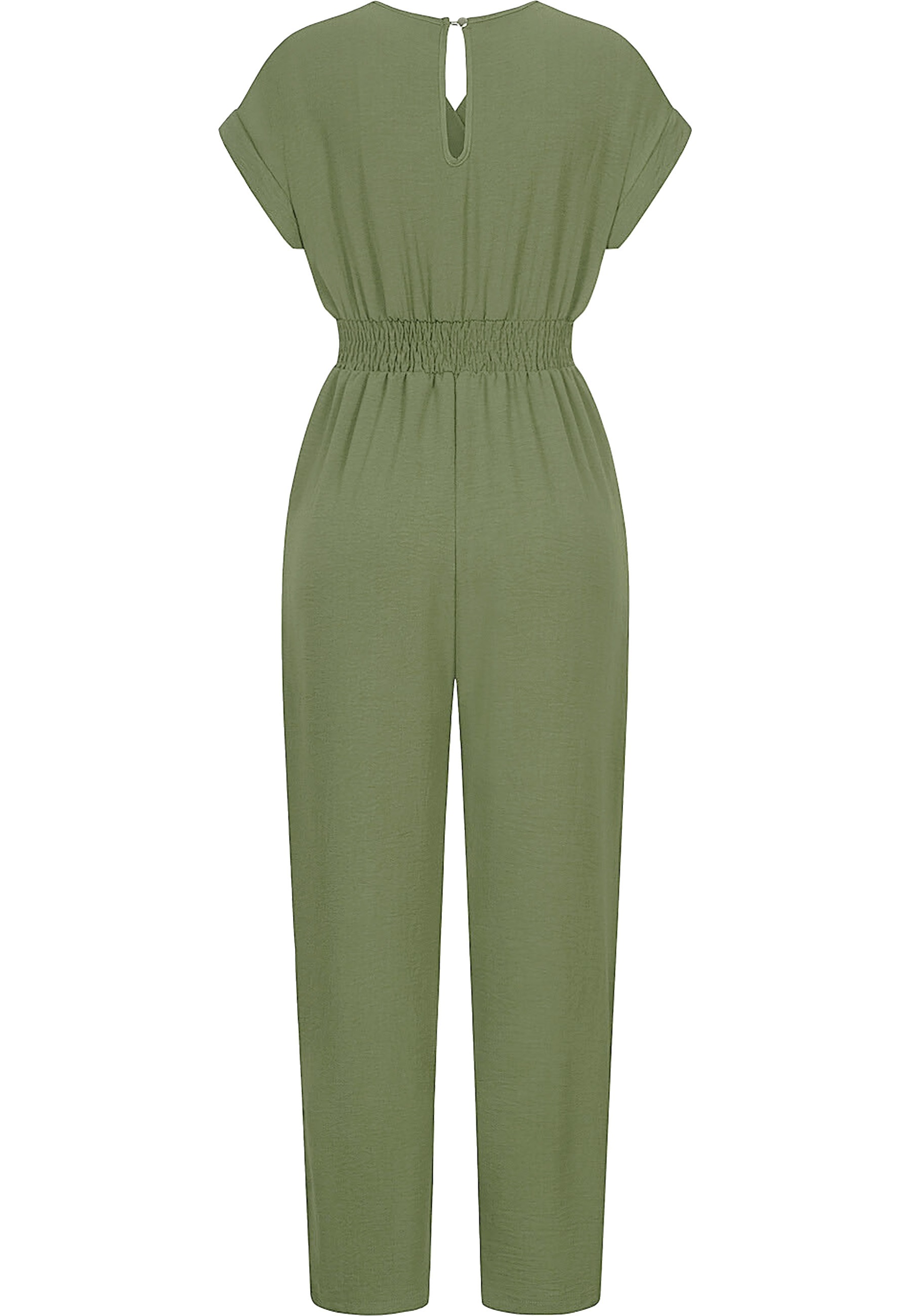 CLOUD 5IVE Jumpsuit »CLOUD 5IVE Jumpsuit in Wickeloptik mit 2-Pockets« 1 Stk.
