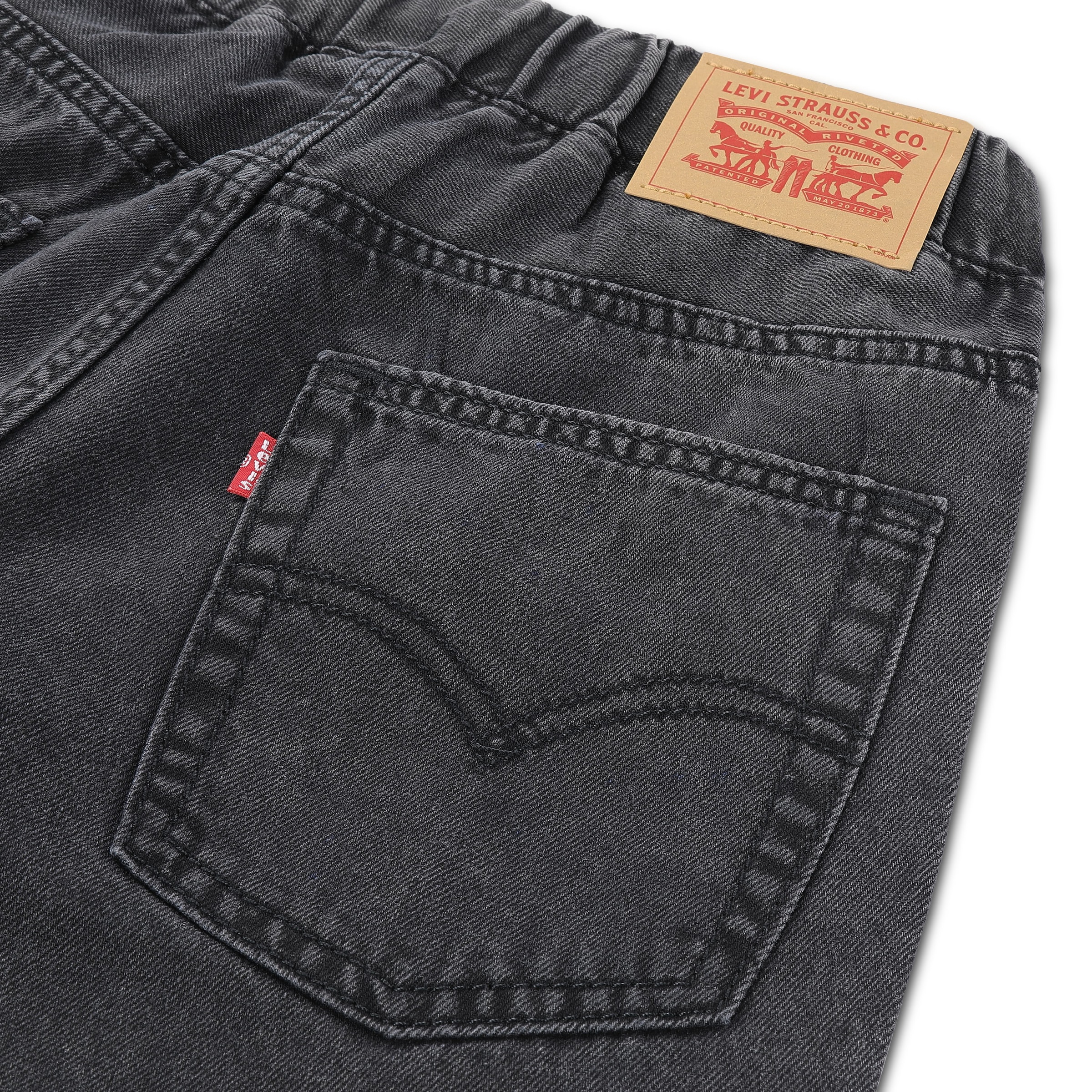 Levi's® Kids Loose-fit-Jeans »LVB PULL ON STAY LOOSE TAPER J« im Five-Pocket Style
