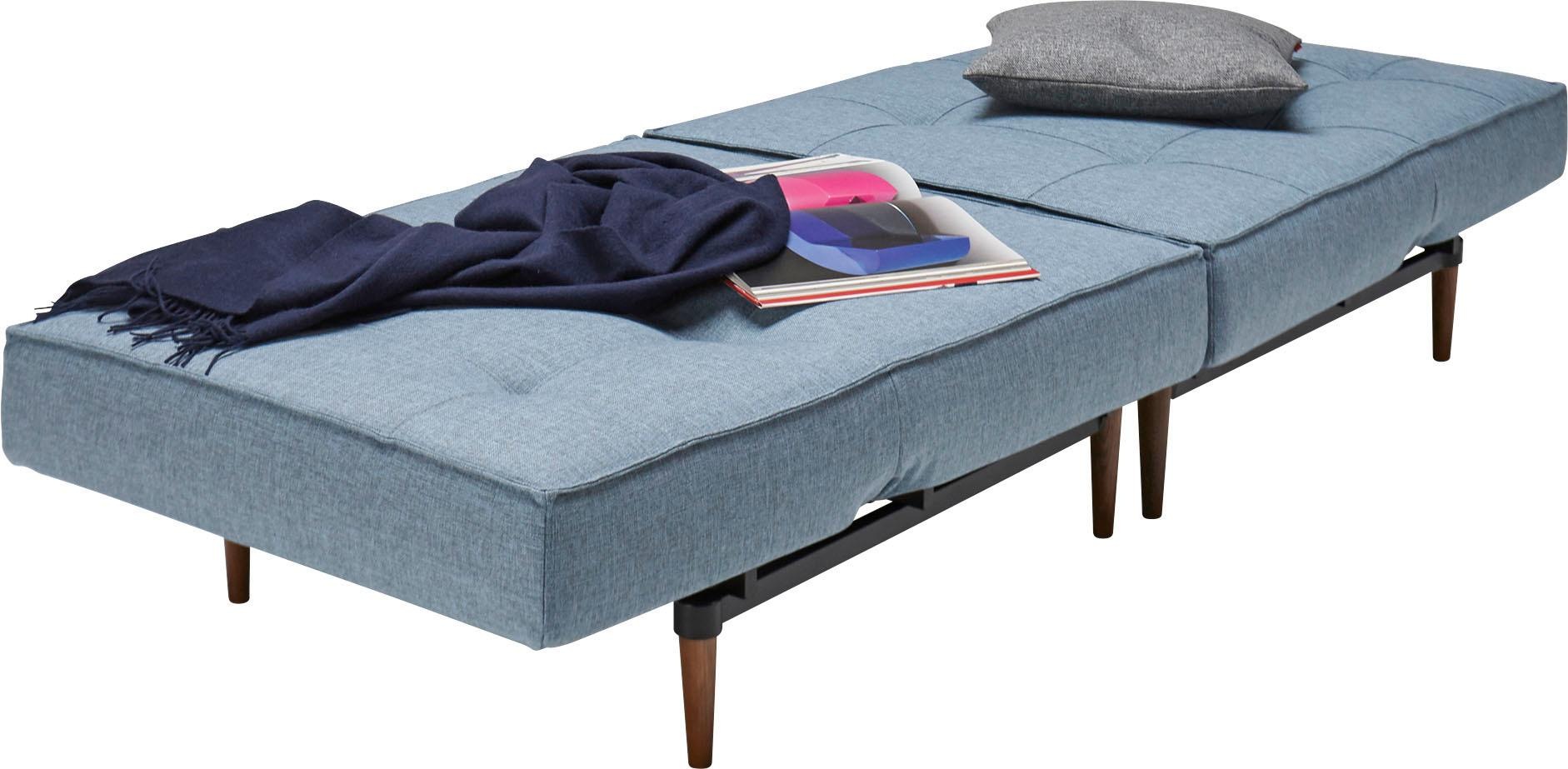 INNOVATION LIVING ™ Sessel »Splitback«, mit dunklen Styletto Beinen, in skandinavischen Design