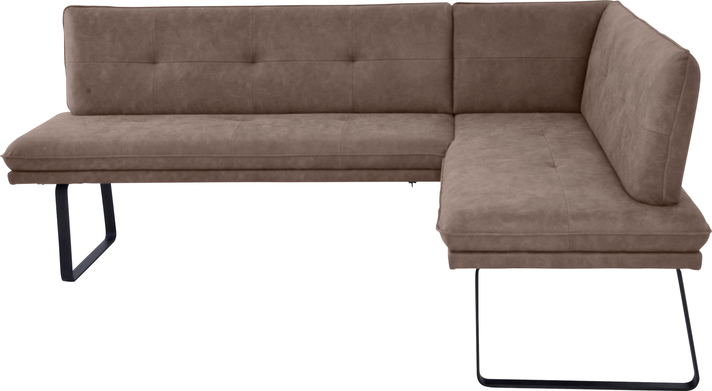 K+W Komfort & Wohnen Eckbank 1 Stk. tlg. Polstereckbank in Spitzkissenoptik günstig online kaufen