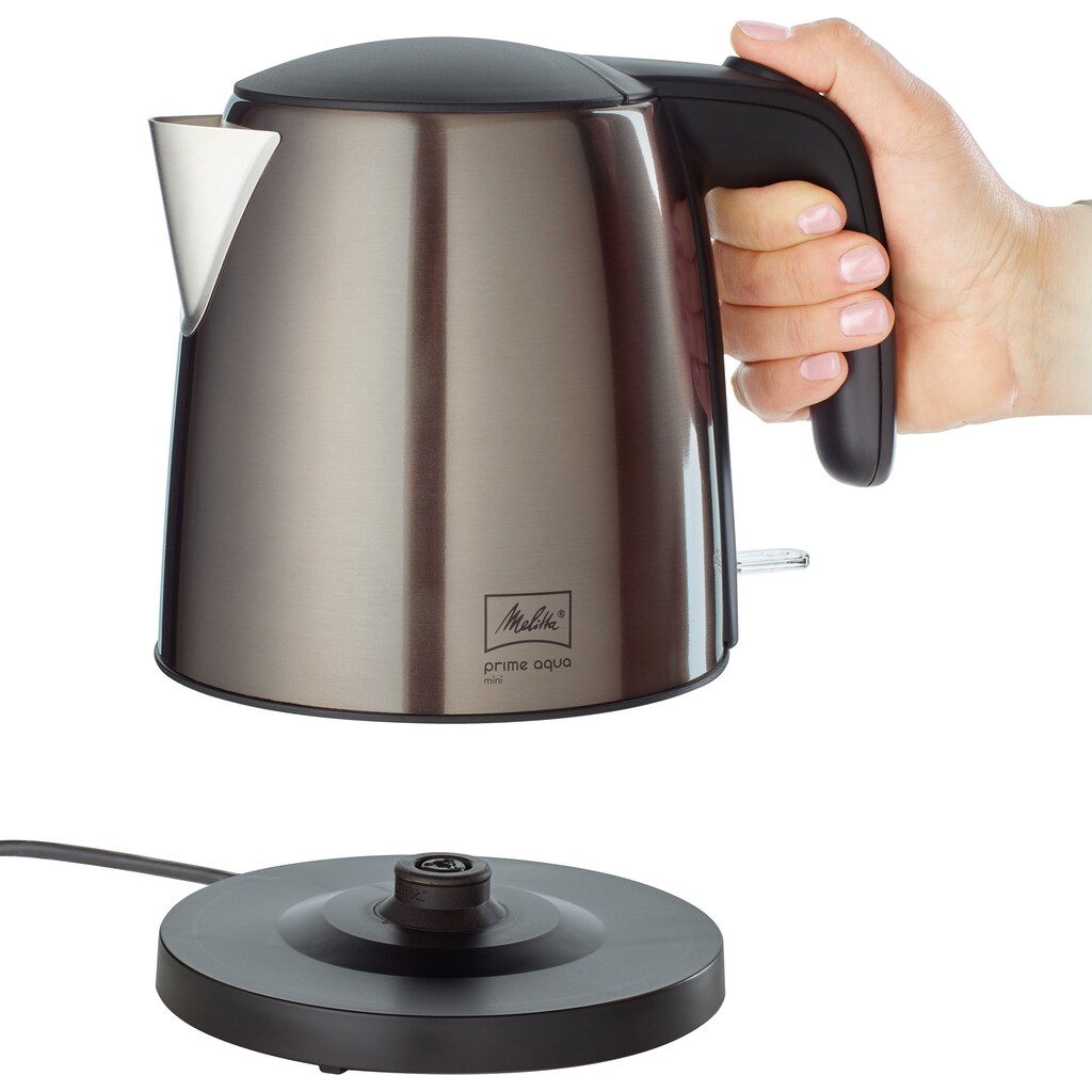 Melitta Wasserkocher »Prime Aqua Mini Metallic 1018-06«, 1 l, 2200 W