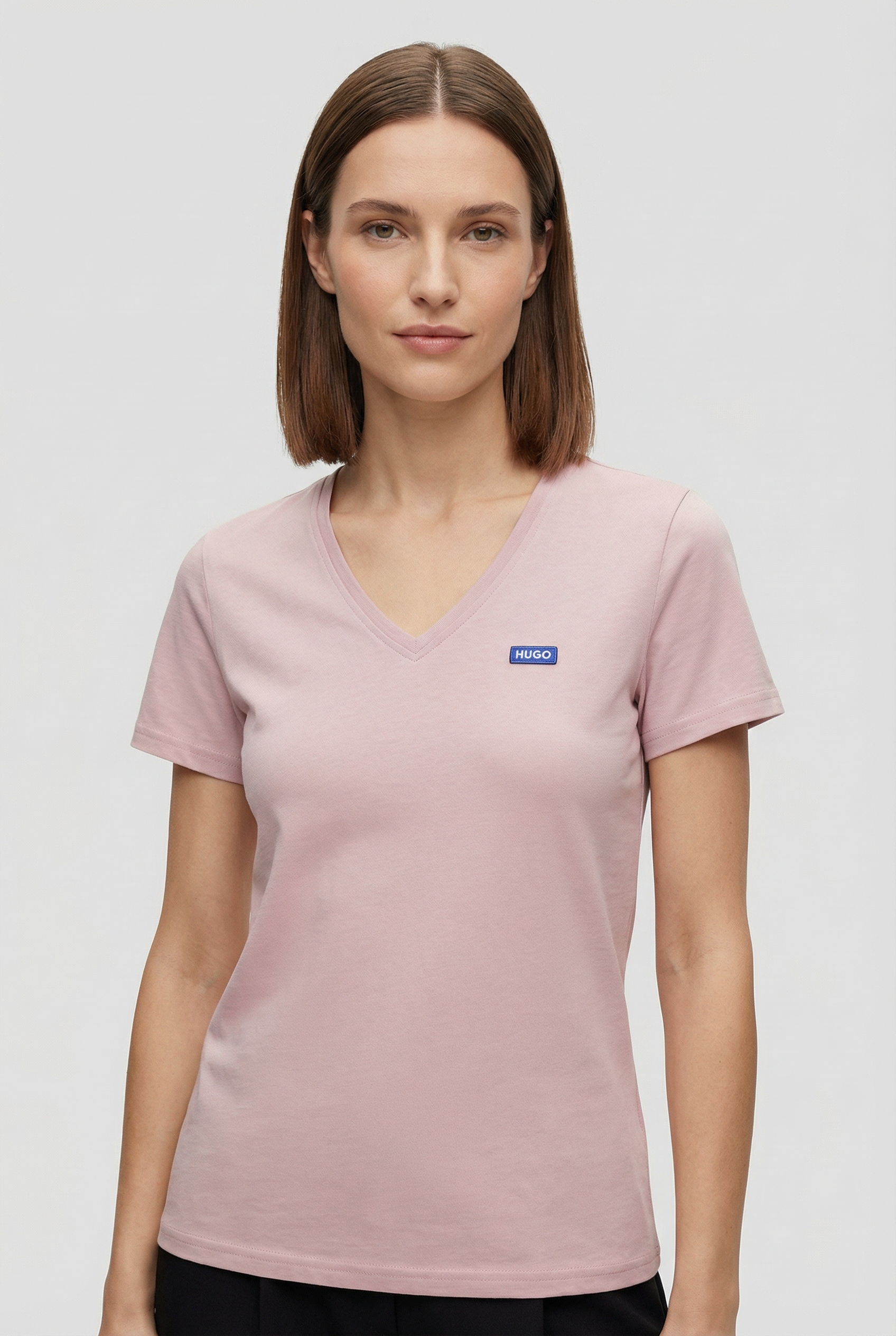 HUGO T-Shirt »Classic Tee« mit Rundhals, Logodruck
