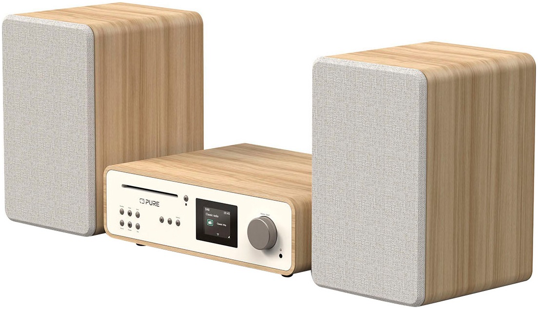 Pure Lautsprechersystem »Classic Stereo« Stereo (Bluetooth App-Steuerung günstig online kaufen