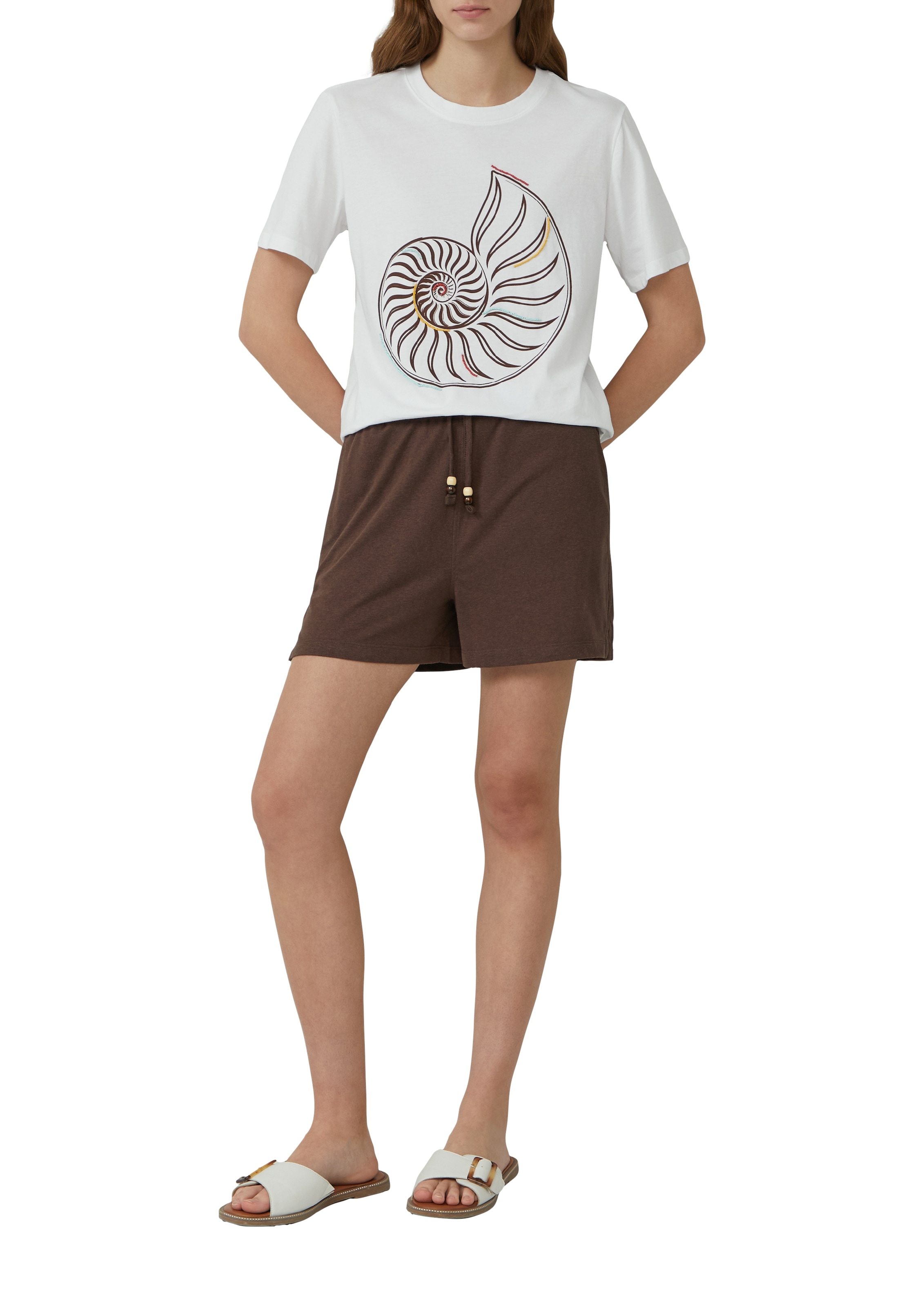 s.Oliver Shorts, mit Schmuck Steinen