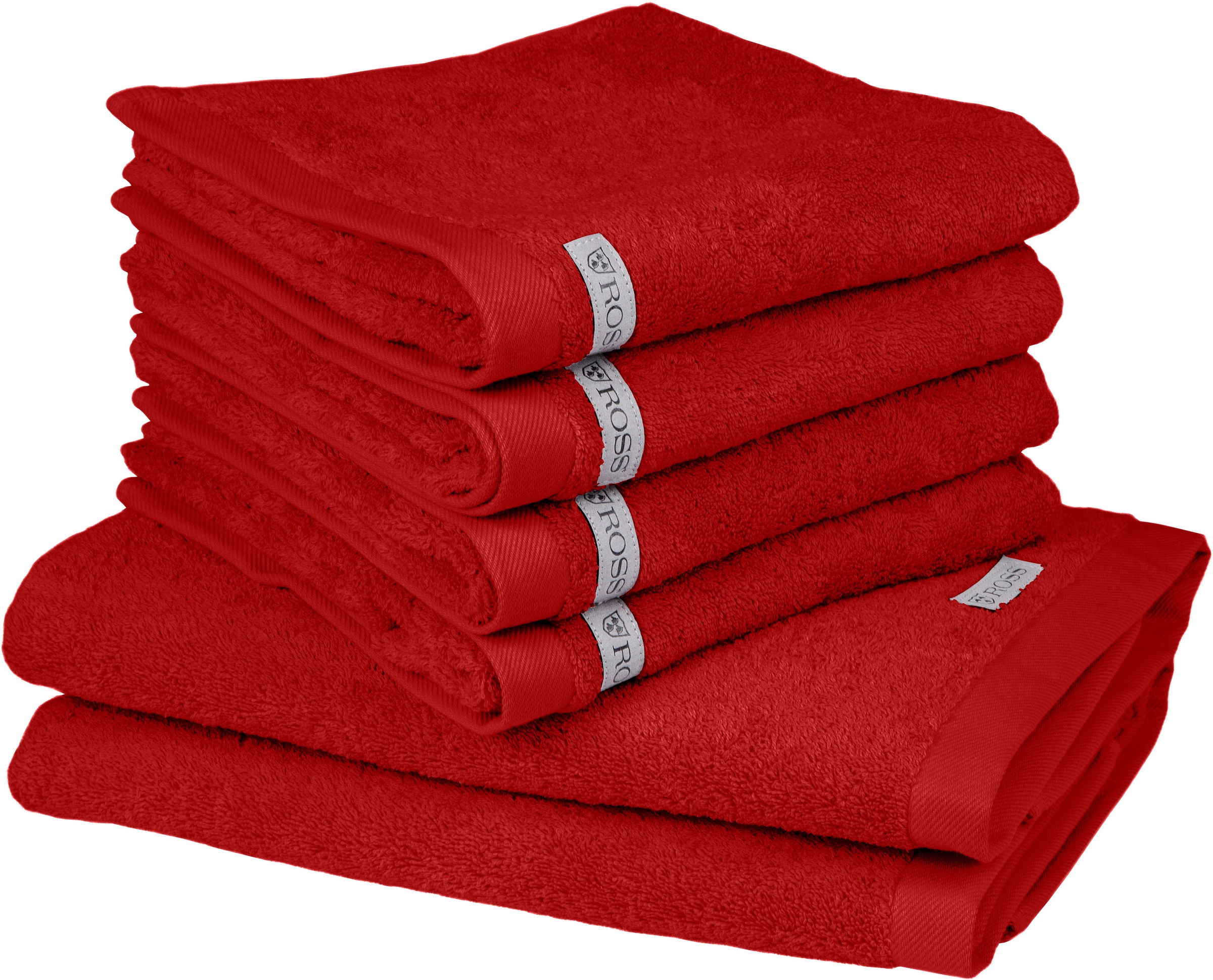 ROSS Handtuch Set »Sinfonie«, Set, 6 tlg., Frottier, beinhaltet: Handtücher günstig online kaufen