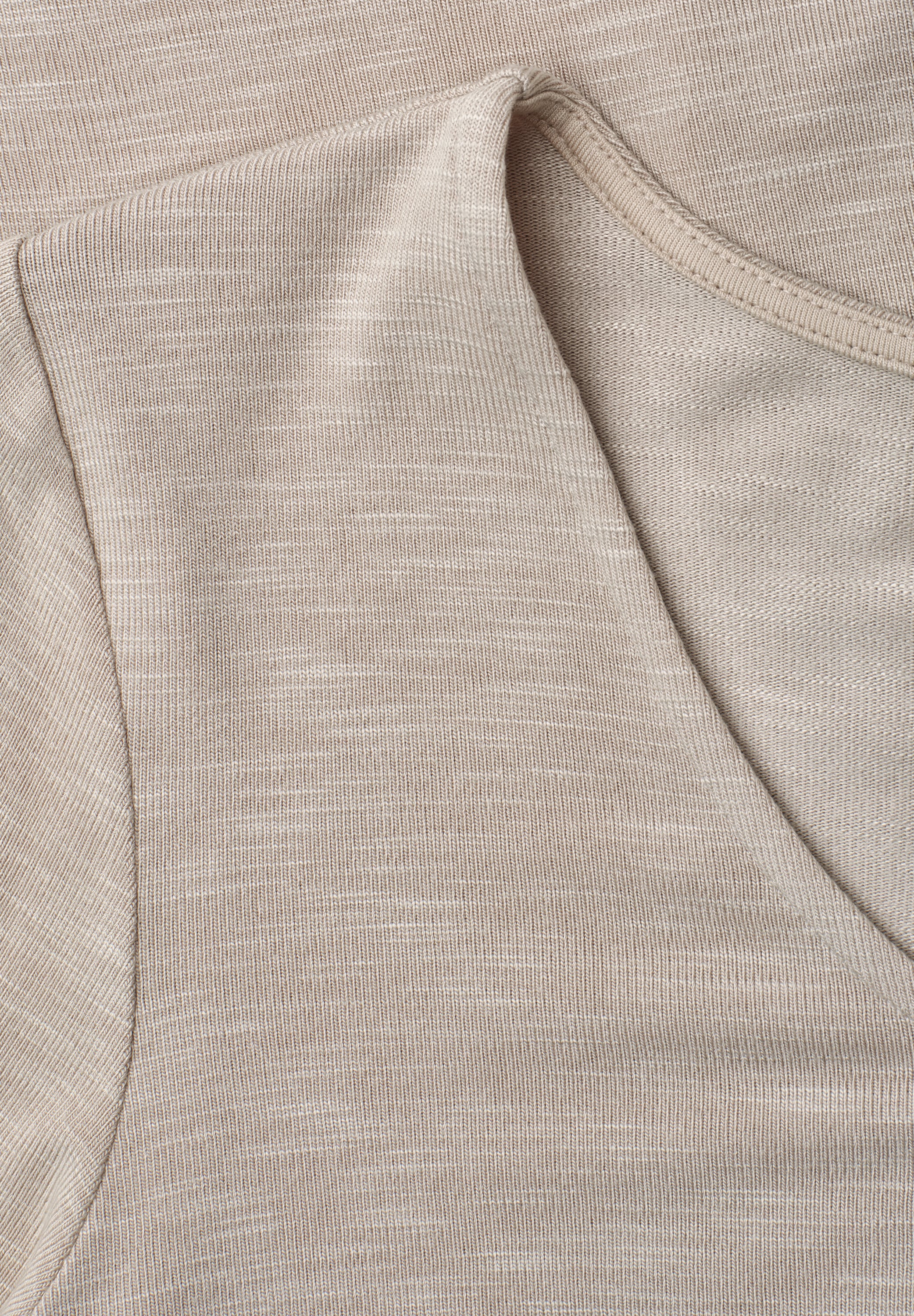 STREET ONE Kurzarmshirt Sommershirt mit Knotendetail