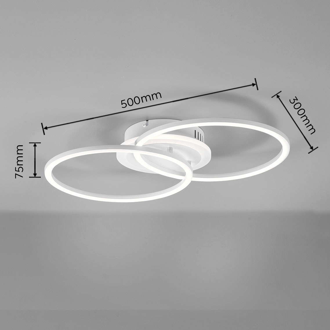 TRIO Leuchten LED Deckenleuchte 30x50 online dimmbar, »Venida«, bestellen cm neutralweiß 25W, 3000 flammig-flammig, 4000K, Lumen Memoryfunktion, 1