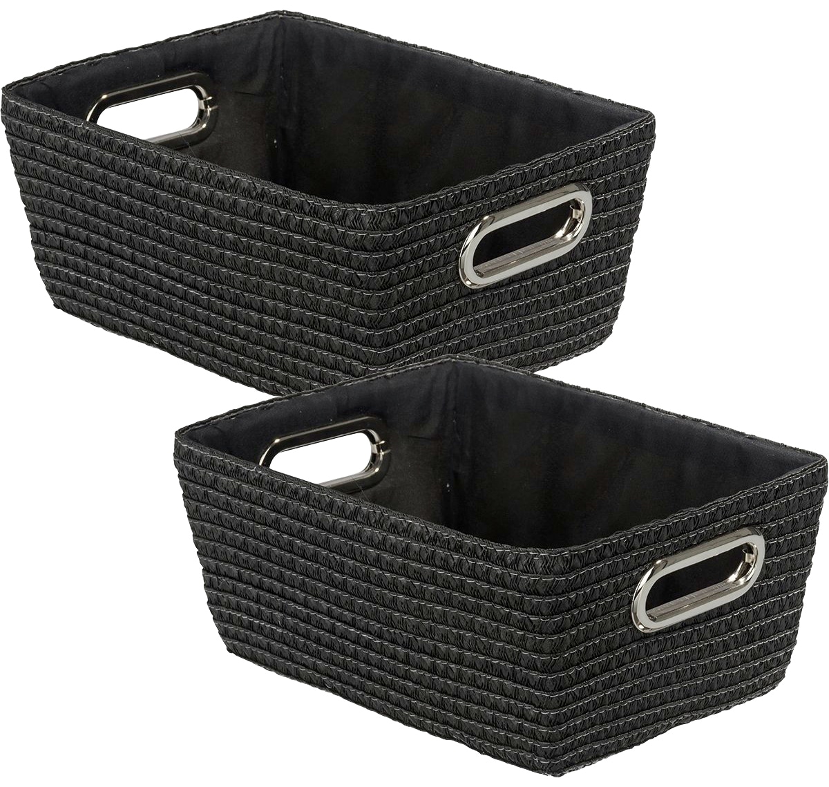 WENKO Aufbewahrungskorb »Chromo«, (Set, 2 St.)
