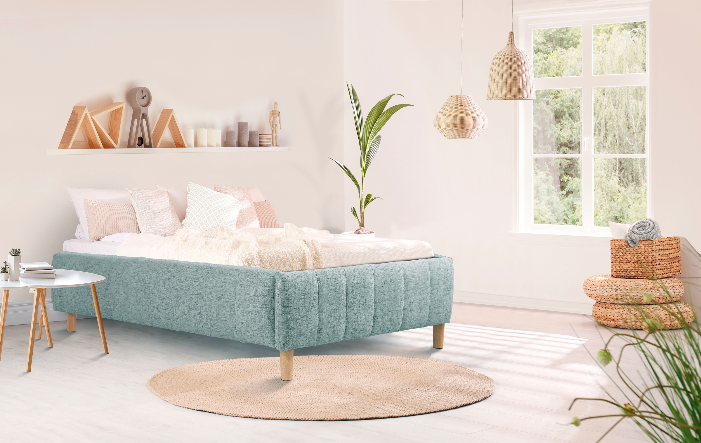 Home affaire Polsterbett »Tarje« in 5 Breiten, auch in Überlänge 220 cm, in günstig online kaufen