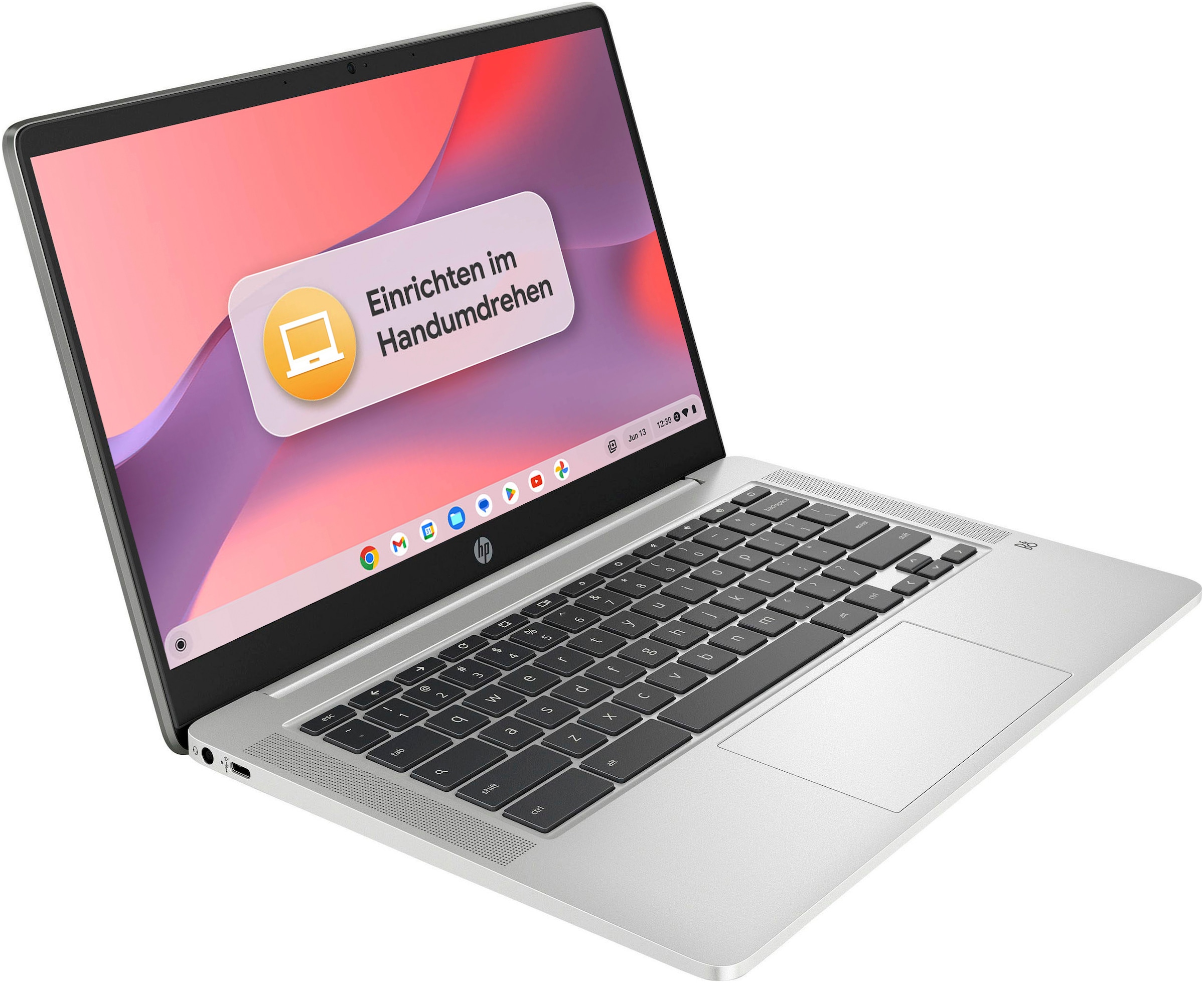 HP Chromebook »14a-na0245ng«, 35,6 cm, / 14 Zoll, Intel, Pentium Silber, UHD Graphics, 128 GB SSD, ChromeOS