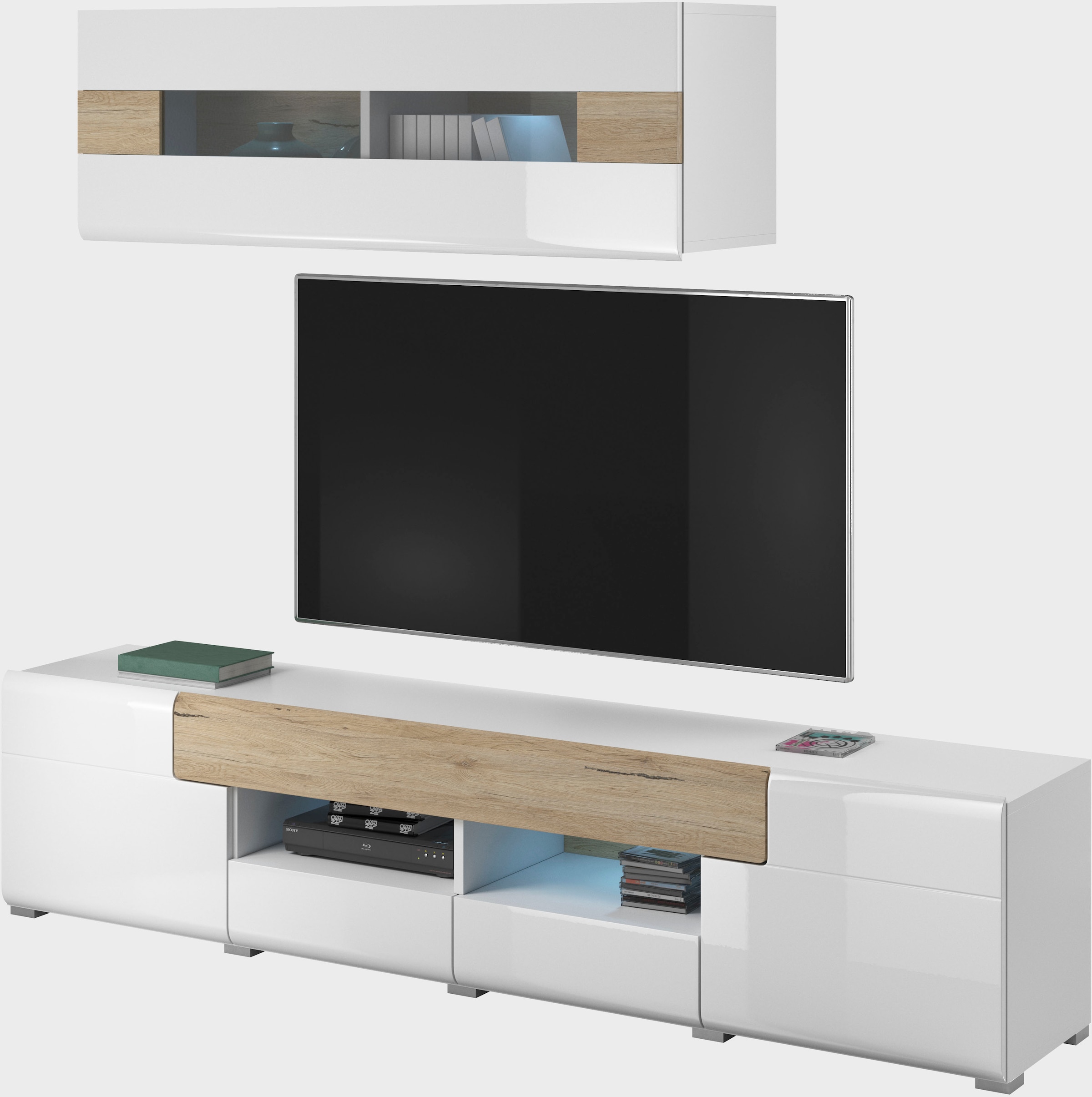 INOSIGN Wohnwand »Toledo« 2 Stk. tlg.