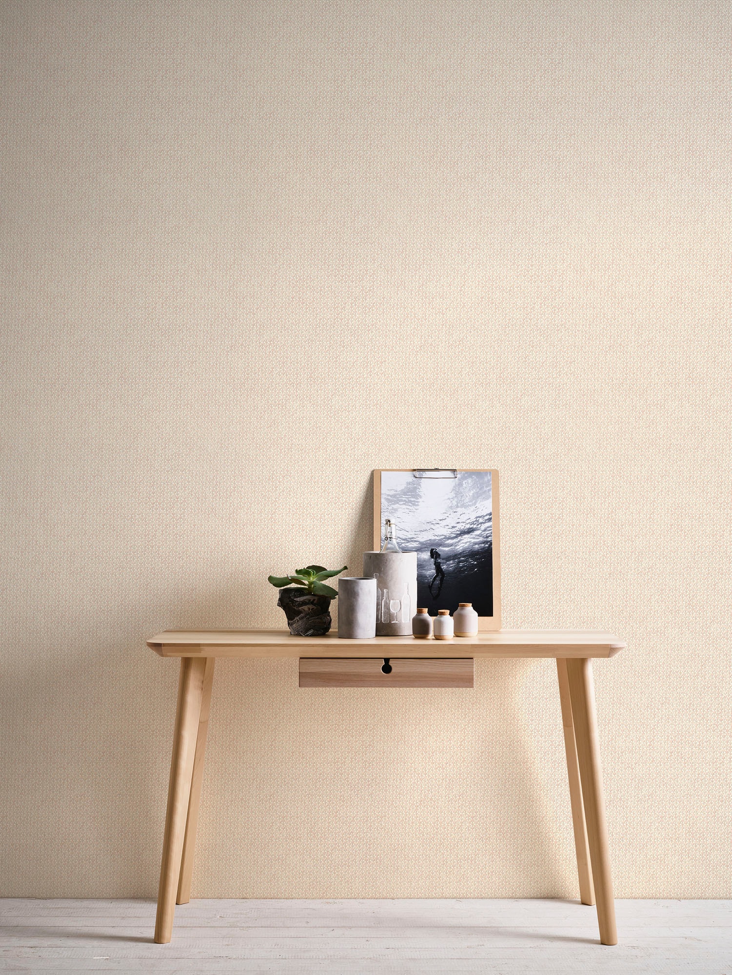 A.S. Création Vliestapete »Hygge«, Flechtoptik-gemustert-Motiv, Tapete Gewebe Tapete Sterne Tapeten Wohnzimmer Schlafzimmer Küche Flur