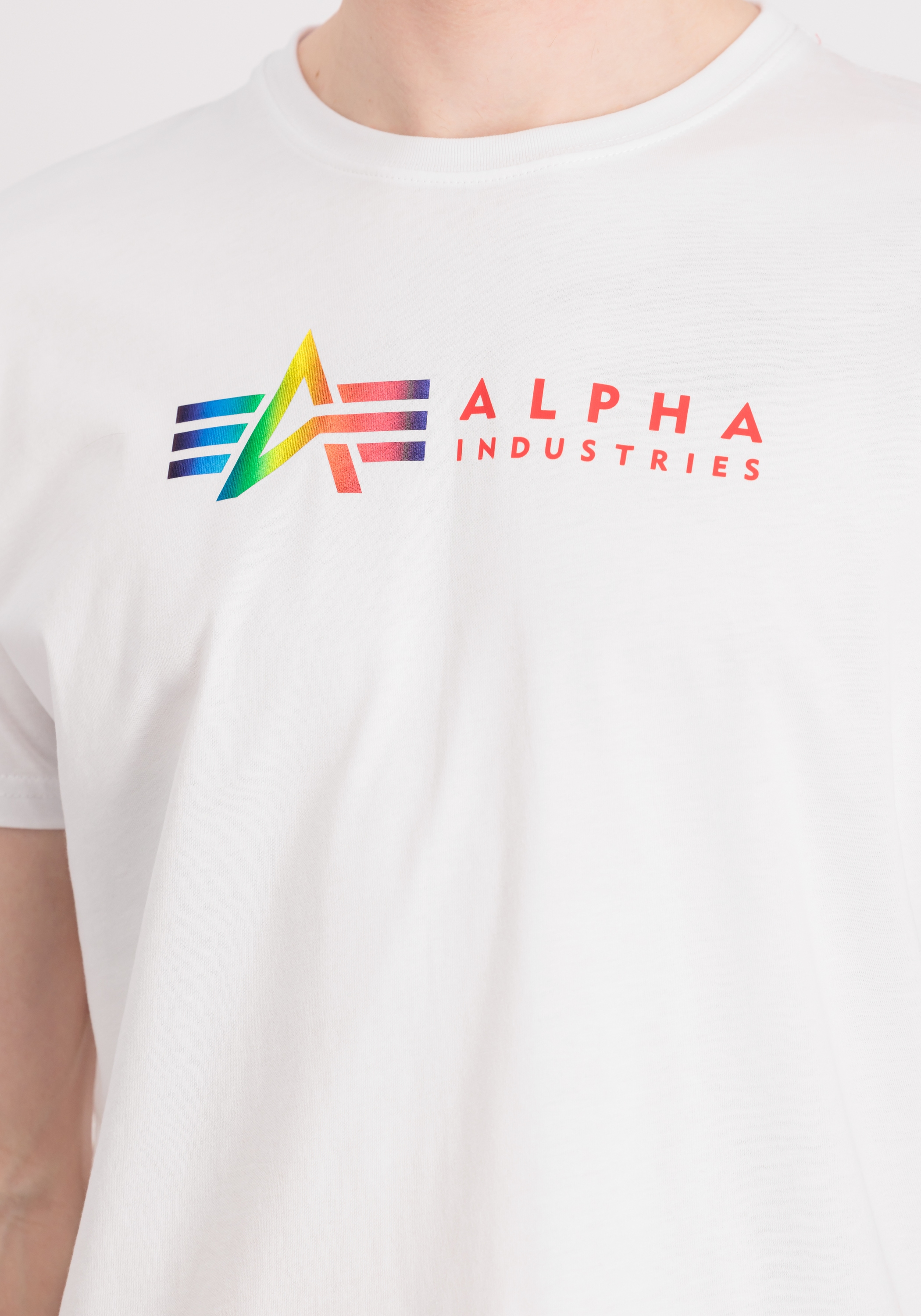 Alpha Industries T-Shirt »Alpha Industries Men - T-Shirts Alpha Label T-Shirt Metal«