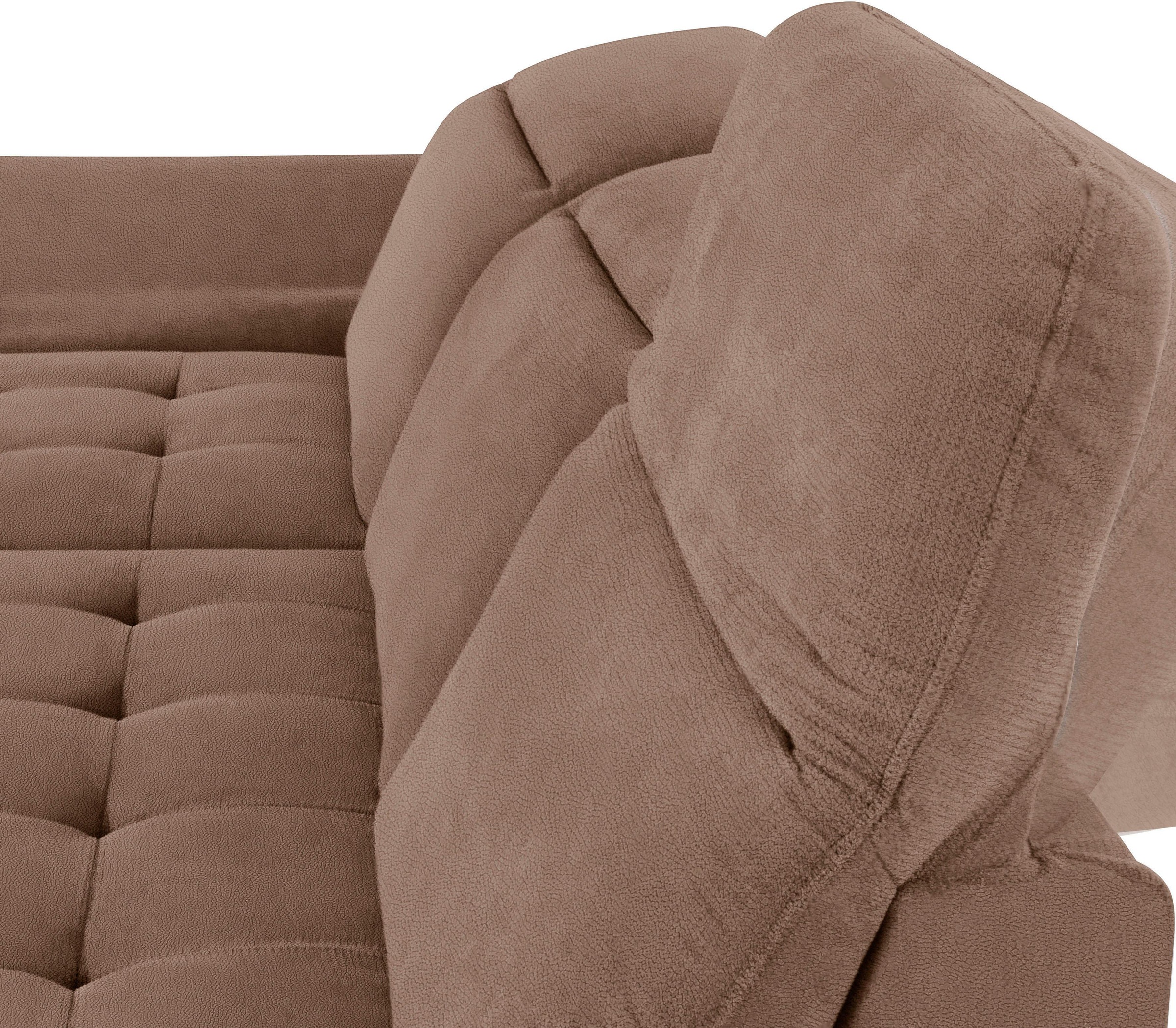 sit&more Ecksofa »Stardust L-Form«, wahlweise mit Bettfunktion und Bettkasten
