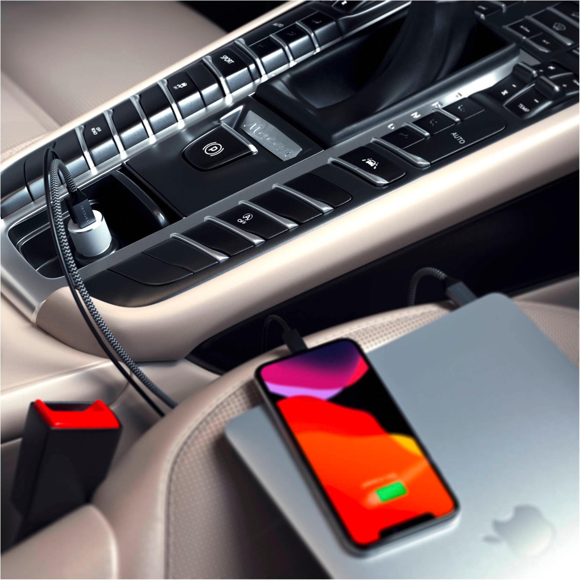 Satechi USB-Ladegerät »75W Dual Type-C PD Travel Charger«, (1 St.)