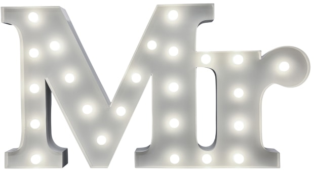 MARQUEE LIGHTS LED Dekolicht »Mr«, 24 flammig, Leuchtmittel LED-Modul   LED günstig online kaufen