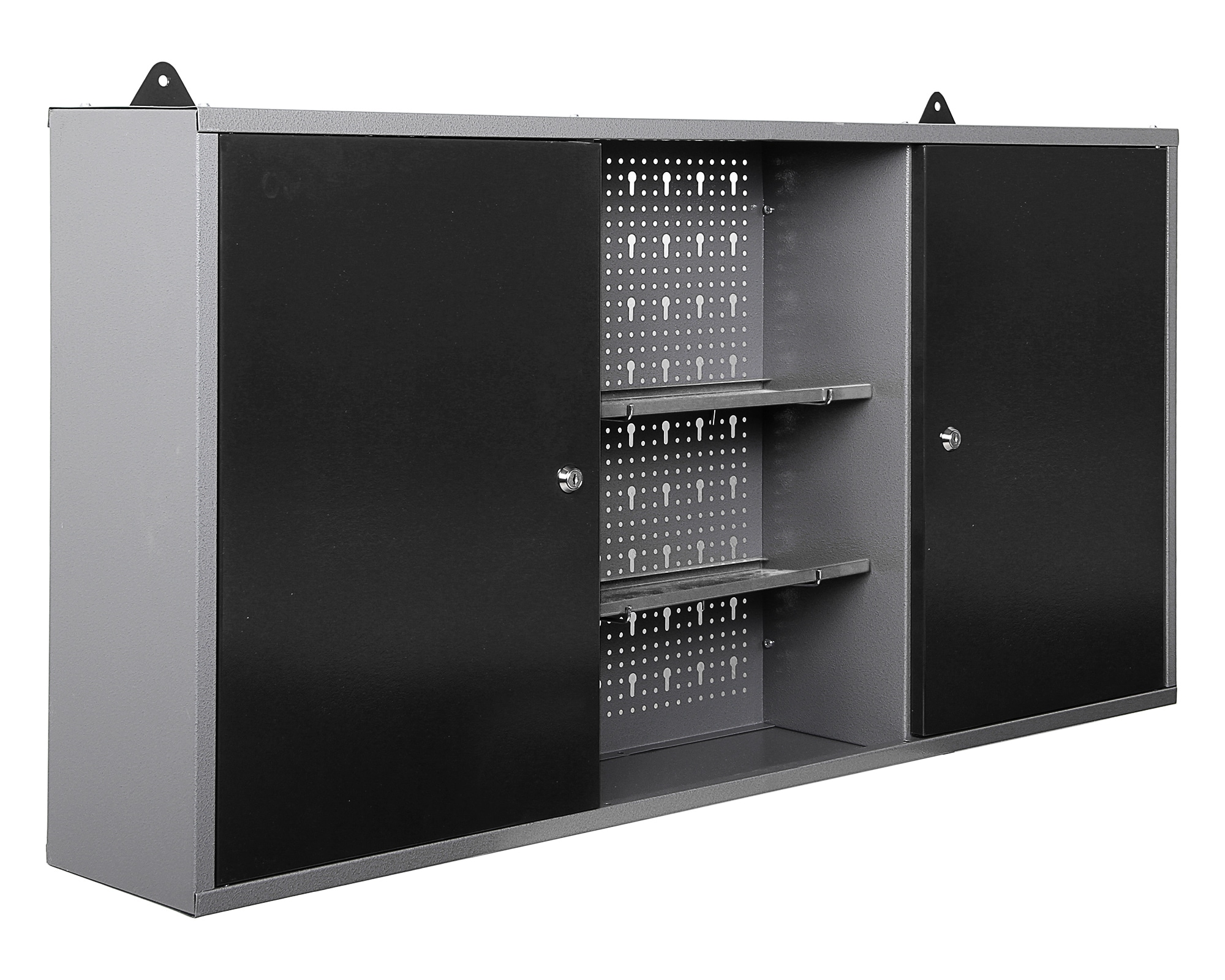 ONDIS24 Werkstatt-Set »»240cm mit LED & Lautsprecher««, (5 tlg.), Werkstatteinrichtung 240 cm - Arbeitshöhe 85 cm