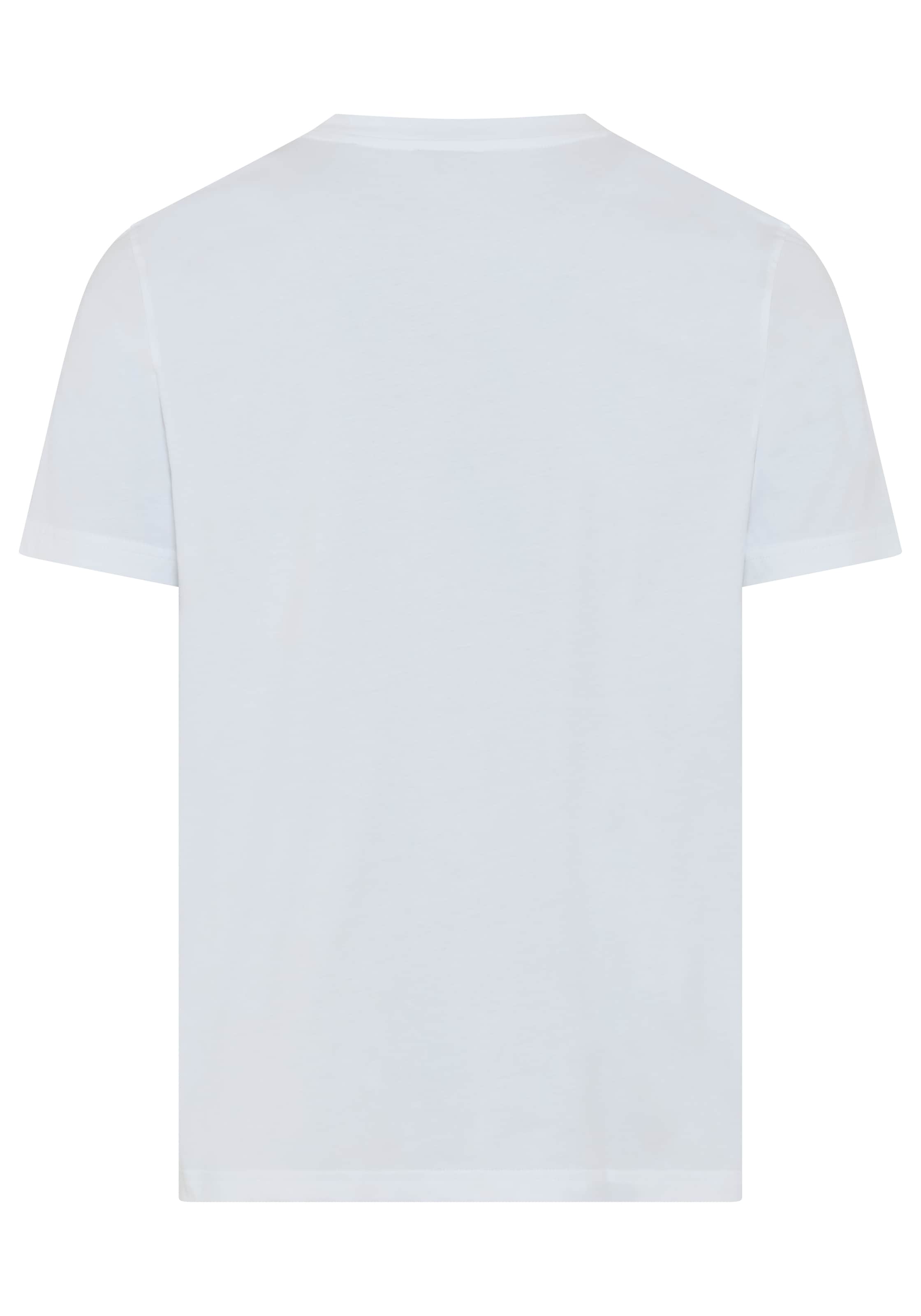 BOSS ORANGE T-Shirt Rundhalsausschnitt, Regular Fit, großer Logodruck