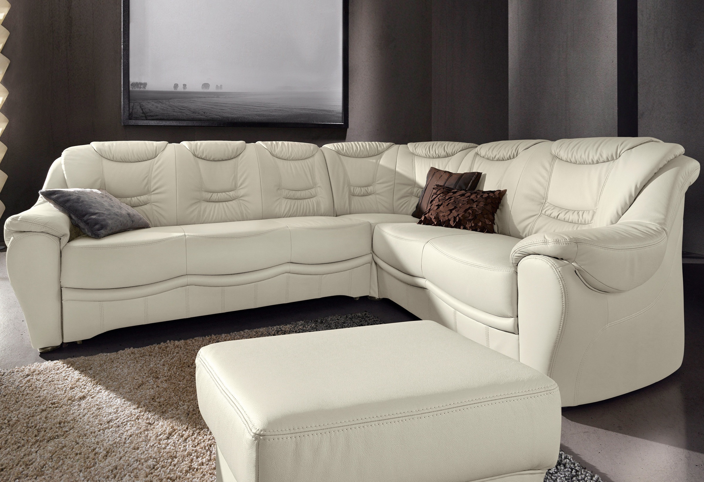 sit&more Ecksofa »Benson L-Form«, wahlweise mit Bettfunktion günstig online kaufen