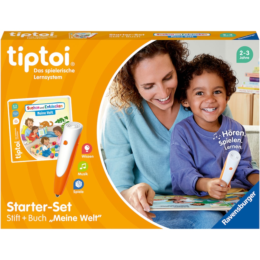 Ravensburger Spiel »tiptoi® Starter-Set: Stift und Bilderbuch Meine Welt«, Made in Europe, FSC® - schützt Wald - weltweit