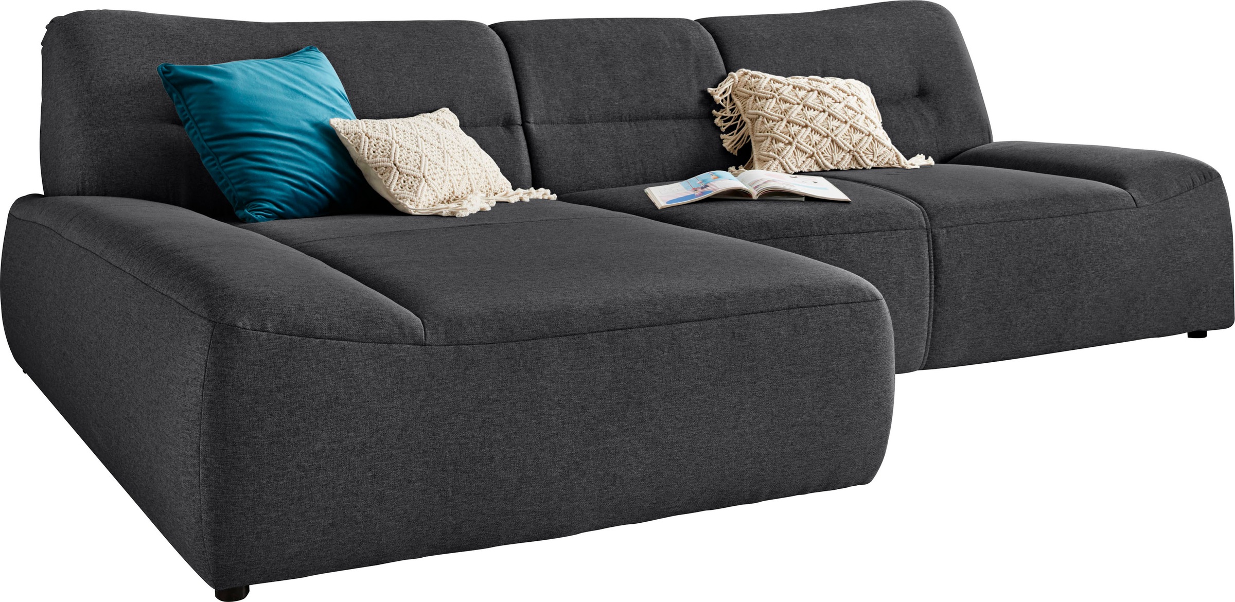 DOMO collection Ecksofa »Cesena moderne Polsterecke mit flachen Armlehnen, günstig online kaufen