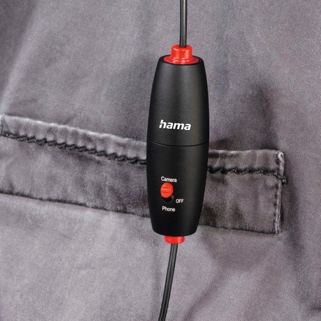 Hama Mikrofon »Lavalier-Mikrofon "Smart" Ansteckmikrofon«